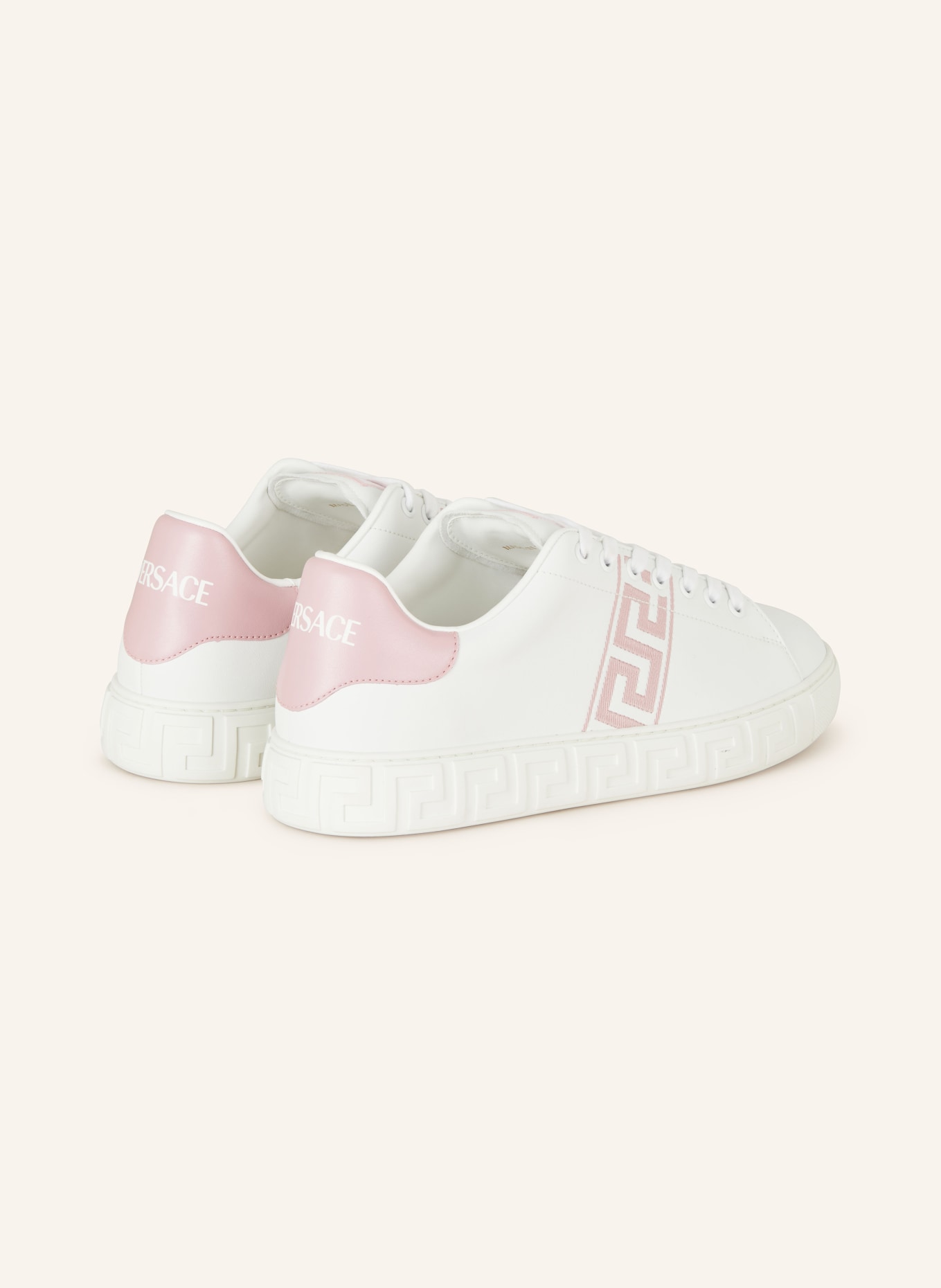 VERSACE Sneakers, Color: WHITE/ ROSE (Image 2)