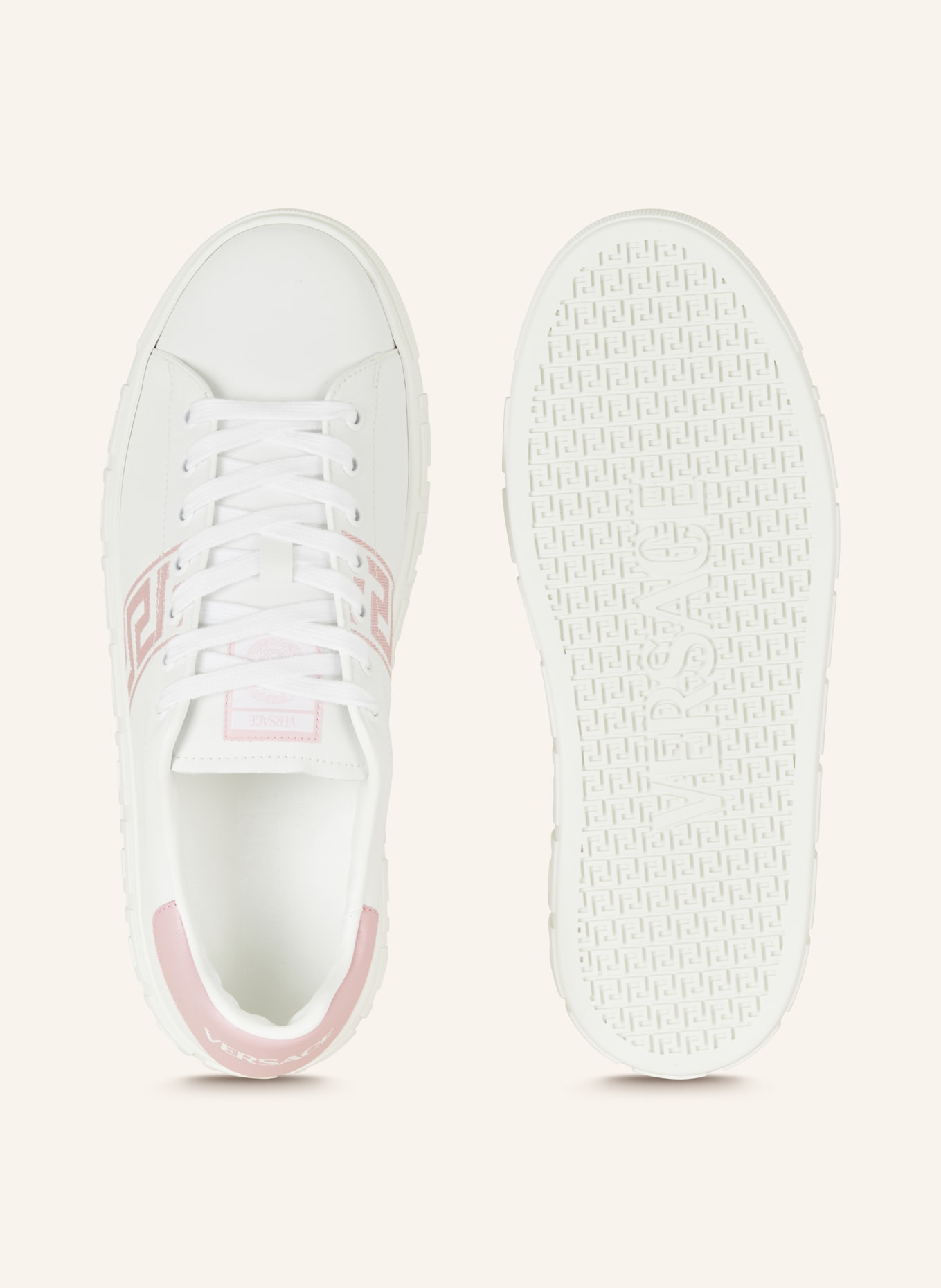 VERSACE Sneakers, Color: WHITE/ ROSE (Image 5)