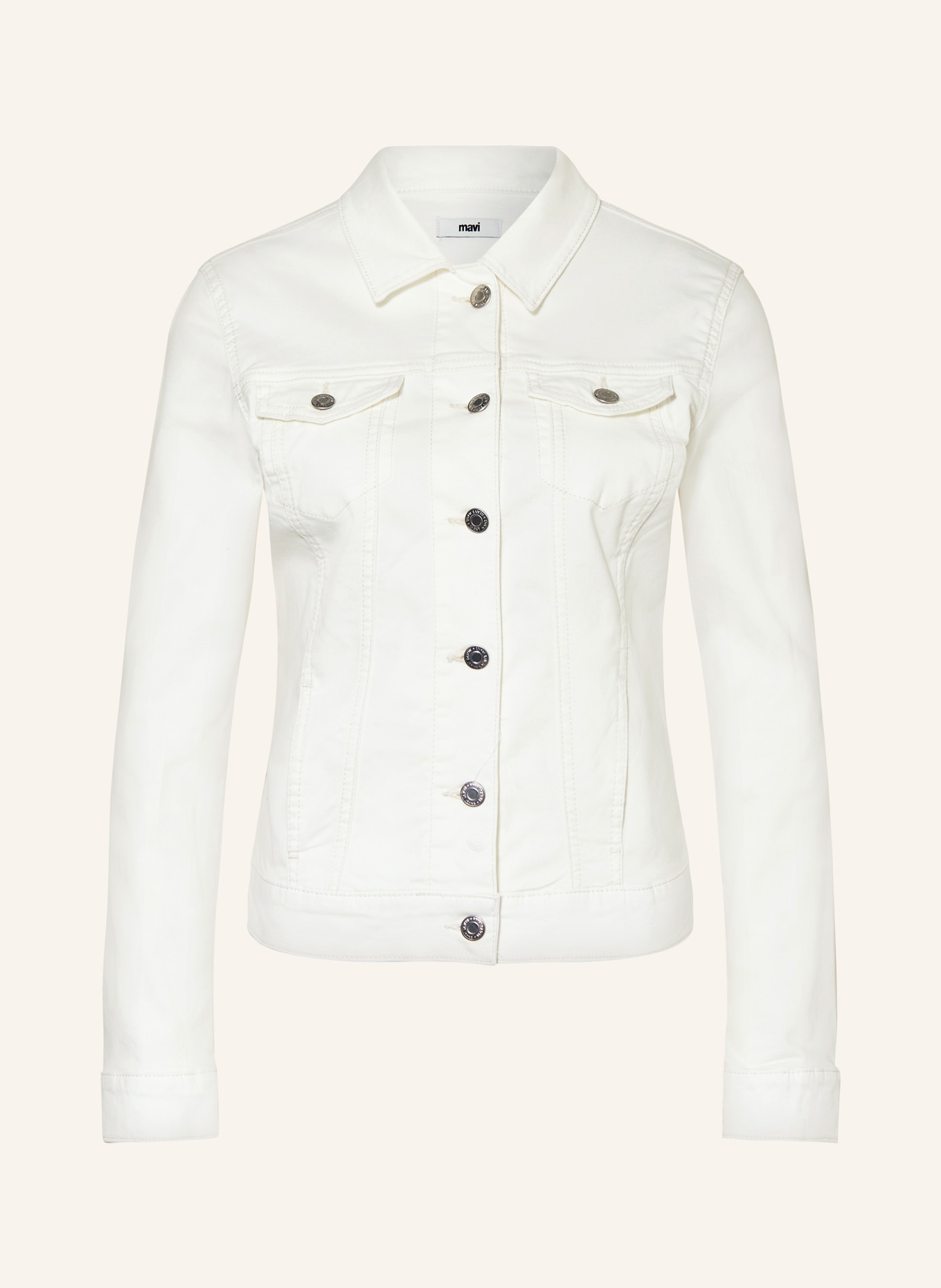 mavi Denim jacket DAISY, Color: WHITE (Image 1)