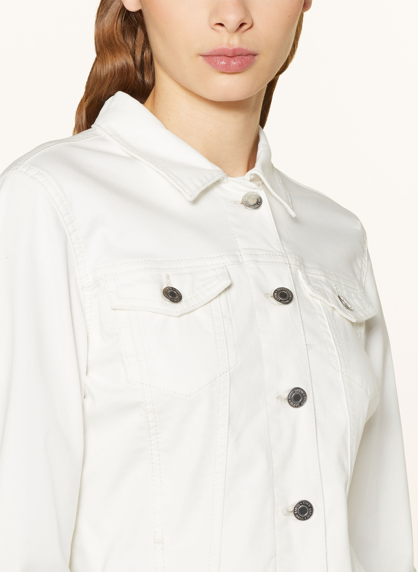 mavi Denim jacket DAISY, Color: WHITE (Image 4)
