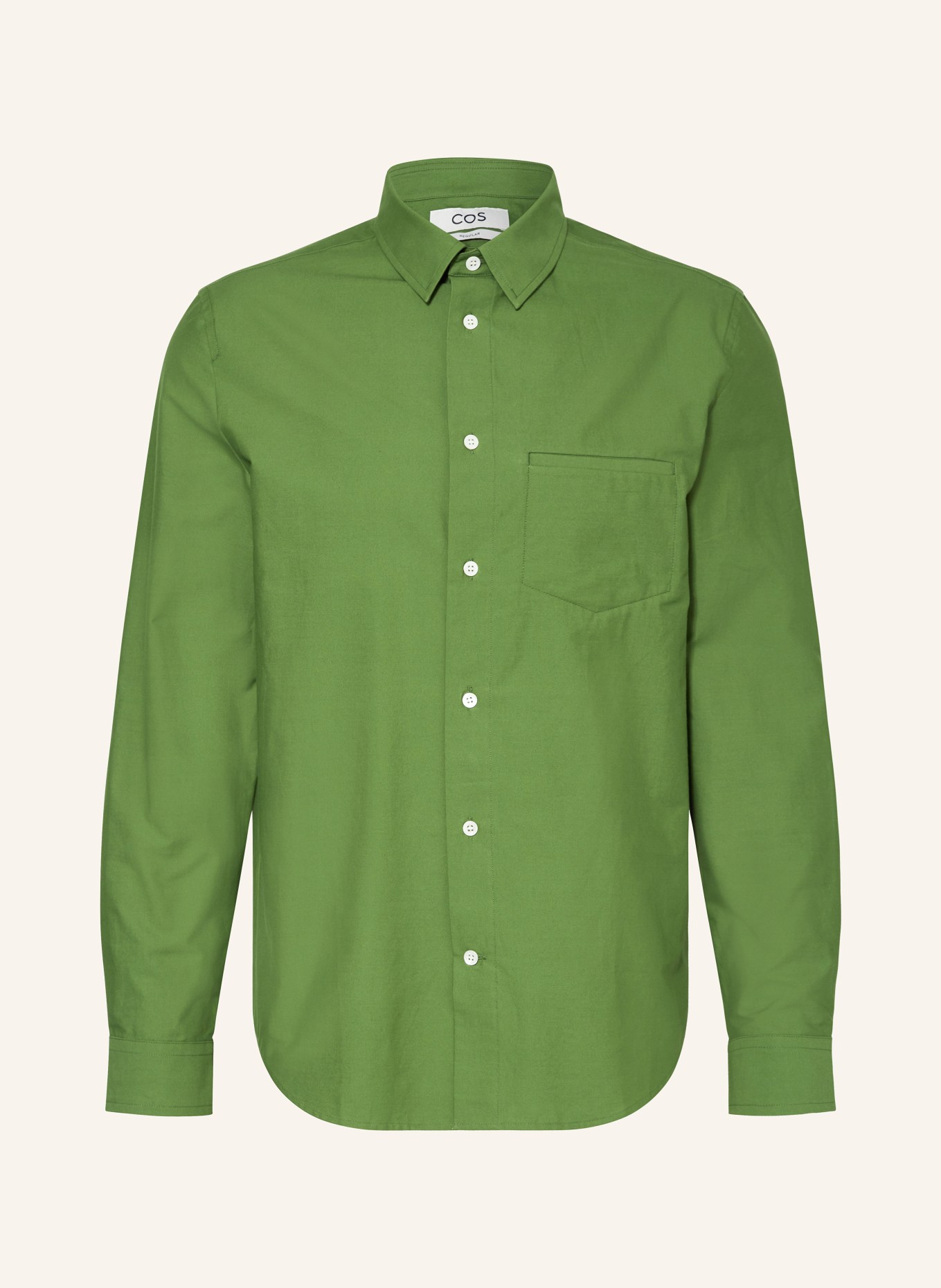 COS Košile Regular Fit, Barva: ZELENÁ (Obrázek 1)