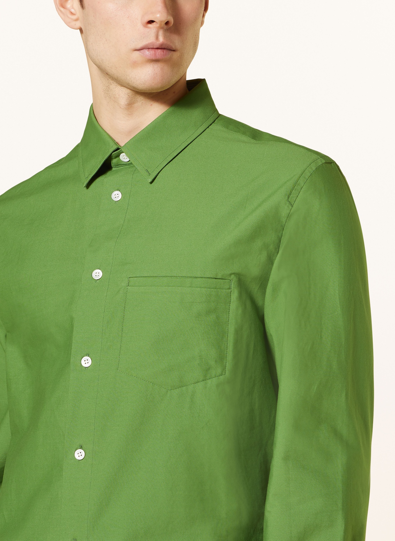 COS Shirt regular fit, Color: GREEN (Image 4)