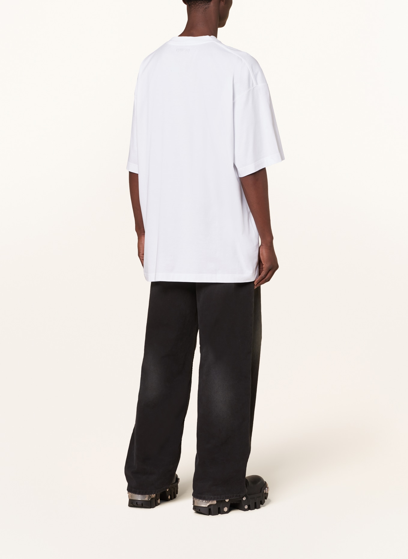 VETEMENTS T-shirt, Color: WHITE/ BLACK (Image 3)
