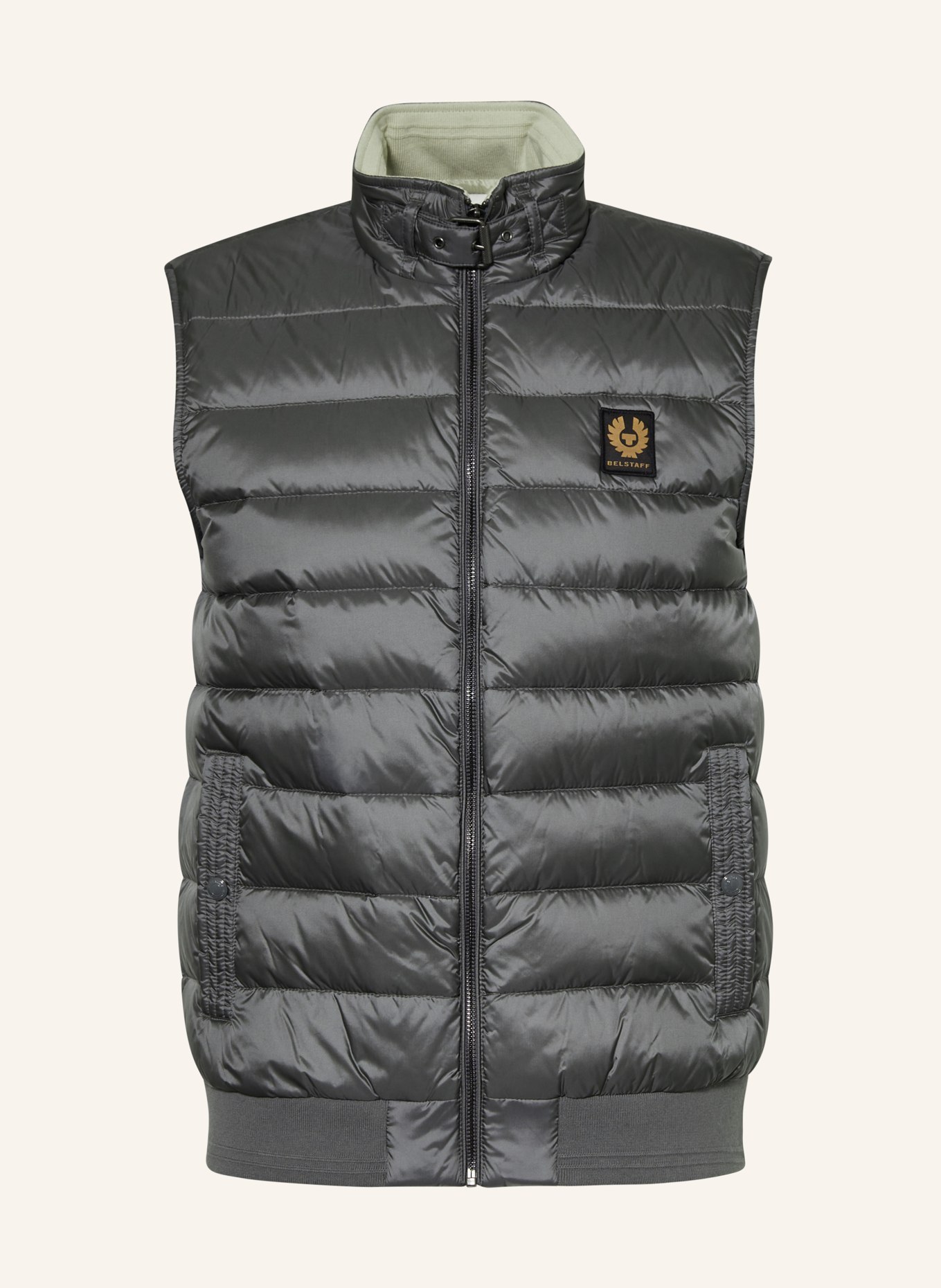 BELSTAFF Down vest CIRCUIT, Color: DARK GREEN (Image 1)