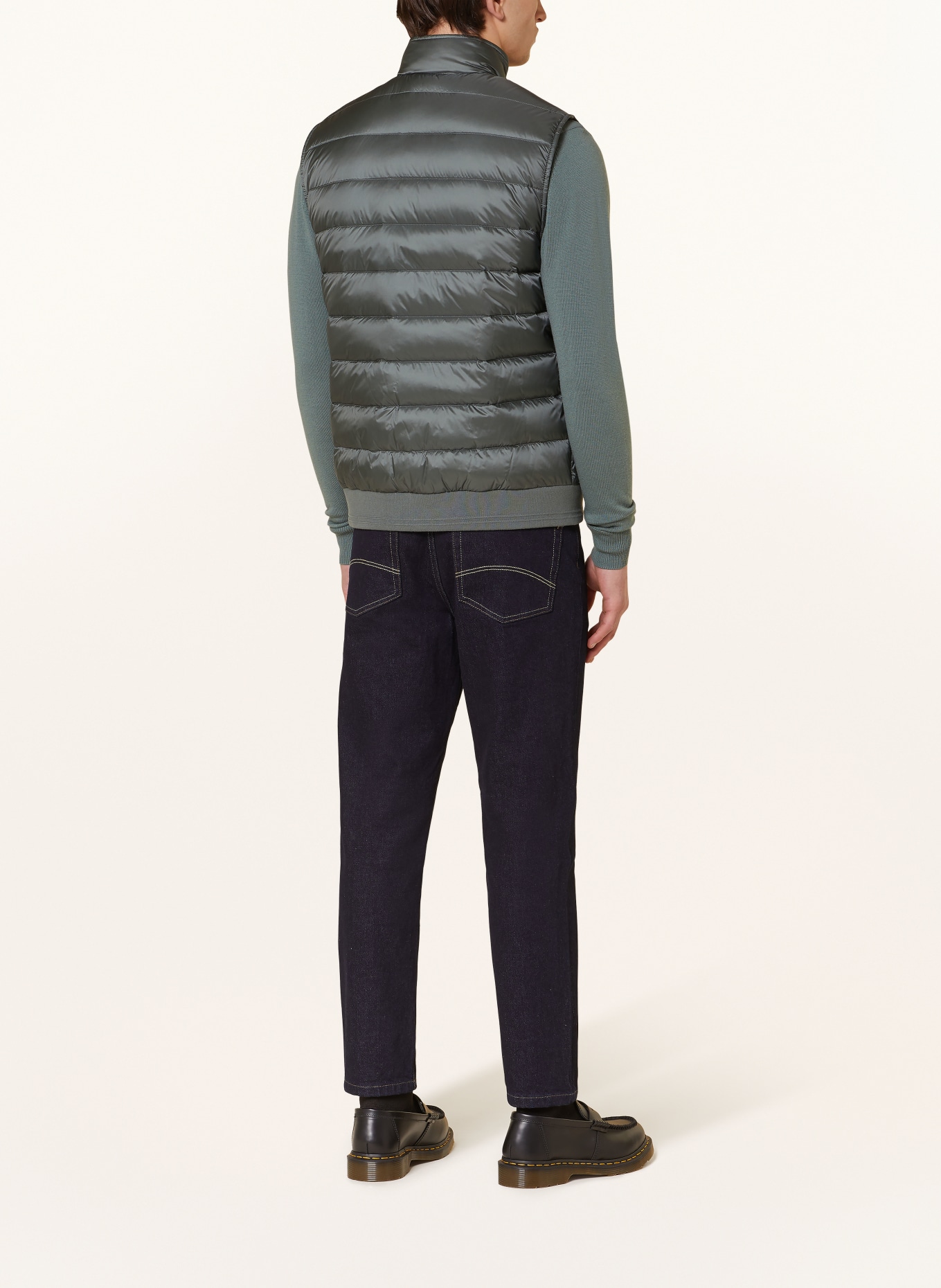 BELSTAFF Down vest CIRCUIT, Color: DARK GREEN (Image 3)
