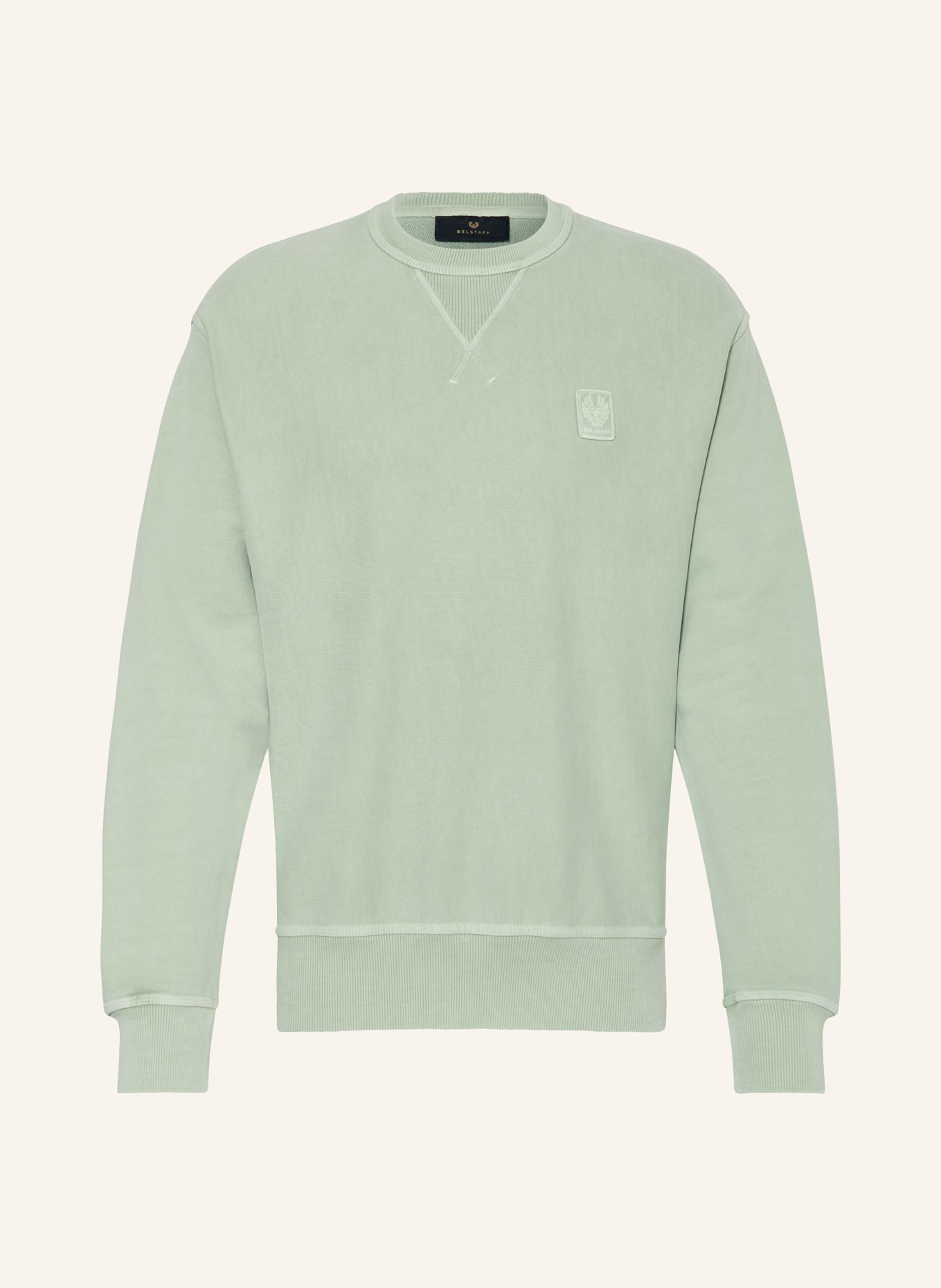 BELSTAFF Sweatshirt MINERAL OUTLINER, Farbe: HELLGRÜN (Bild 1)