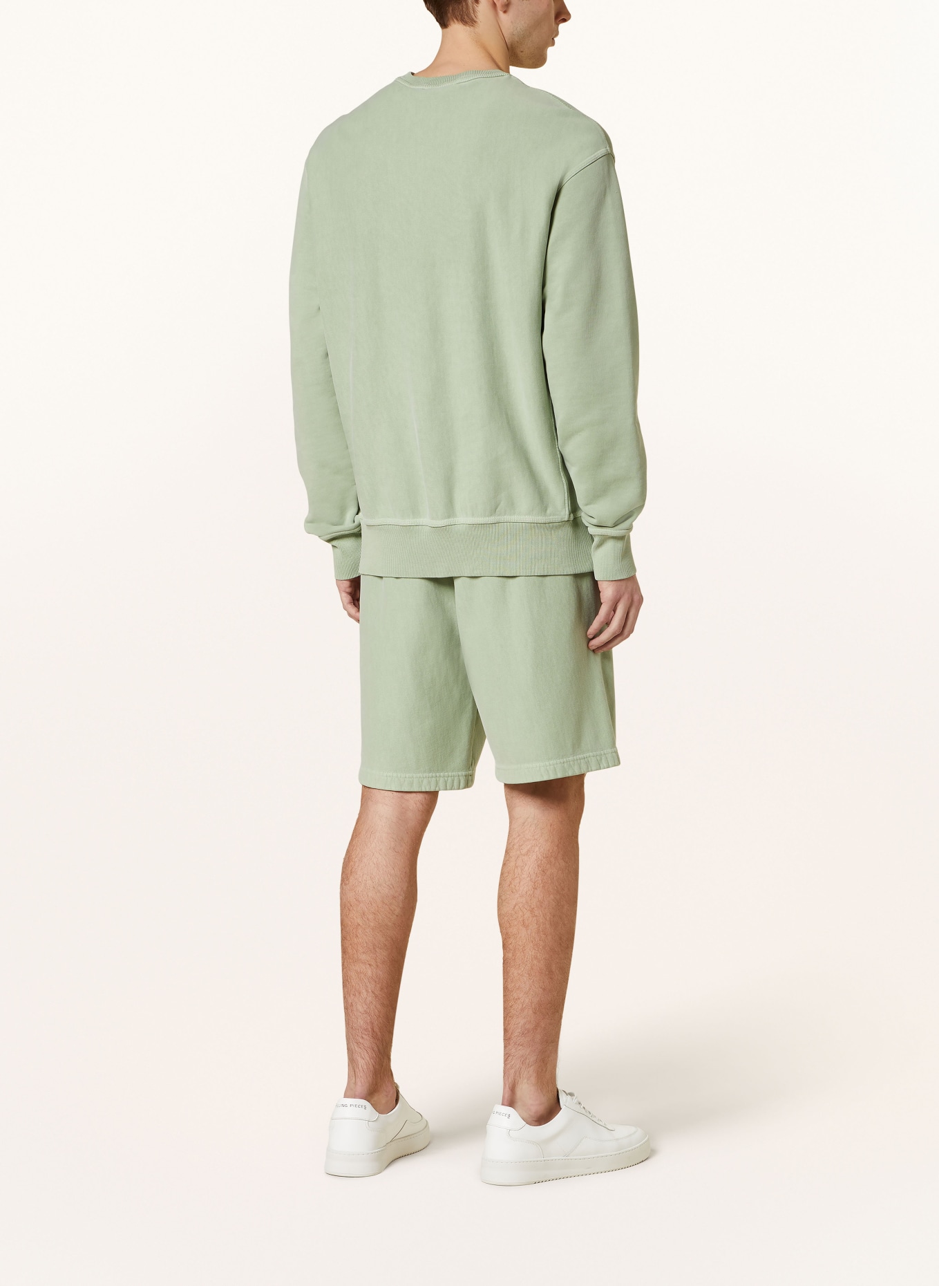 BELSTAFF Sweatshirt MINERAL OUTLINER, Color: LIGHT GREEN (Image 3)