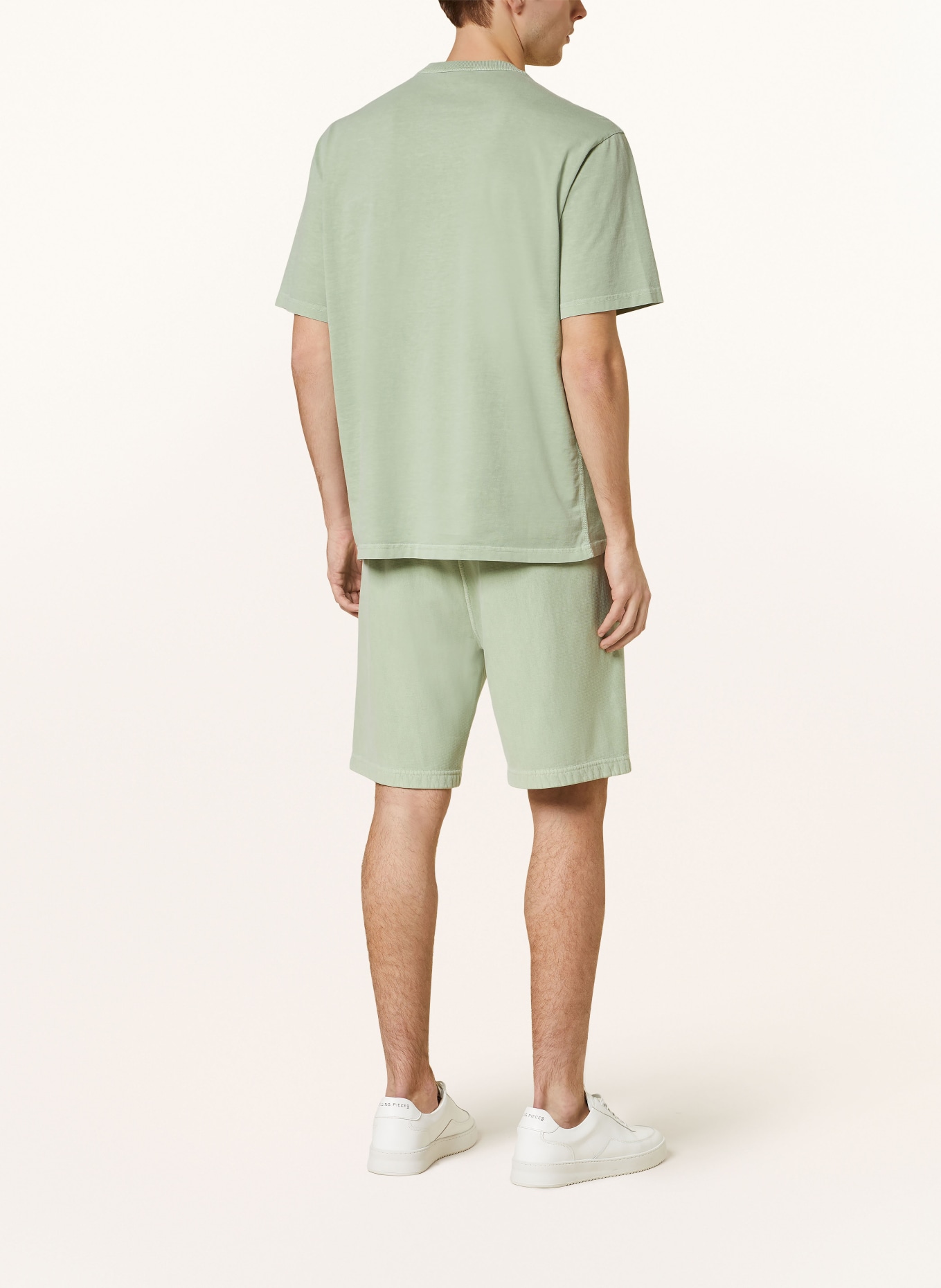 BELSTAFF T-shirt MINERAL OUTLINER, Color: LIGHT GREEN (Image 3)