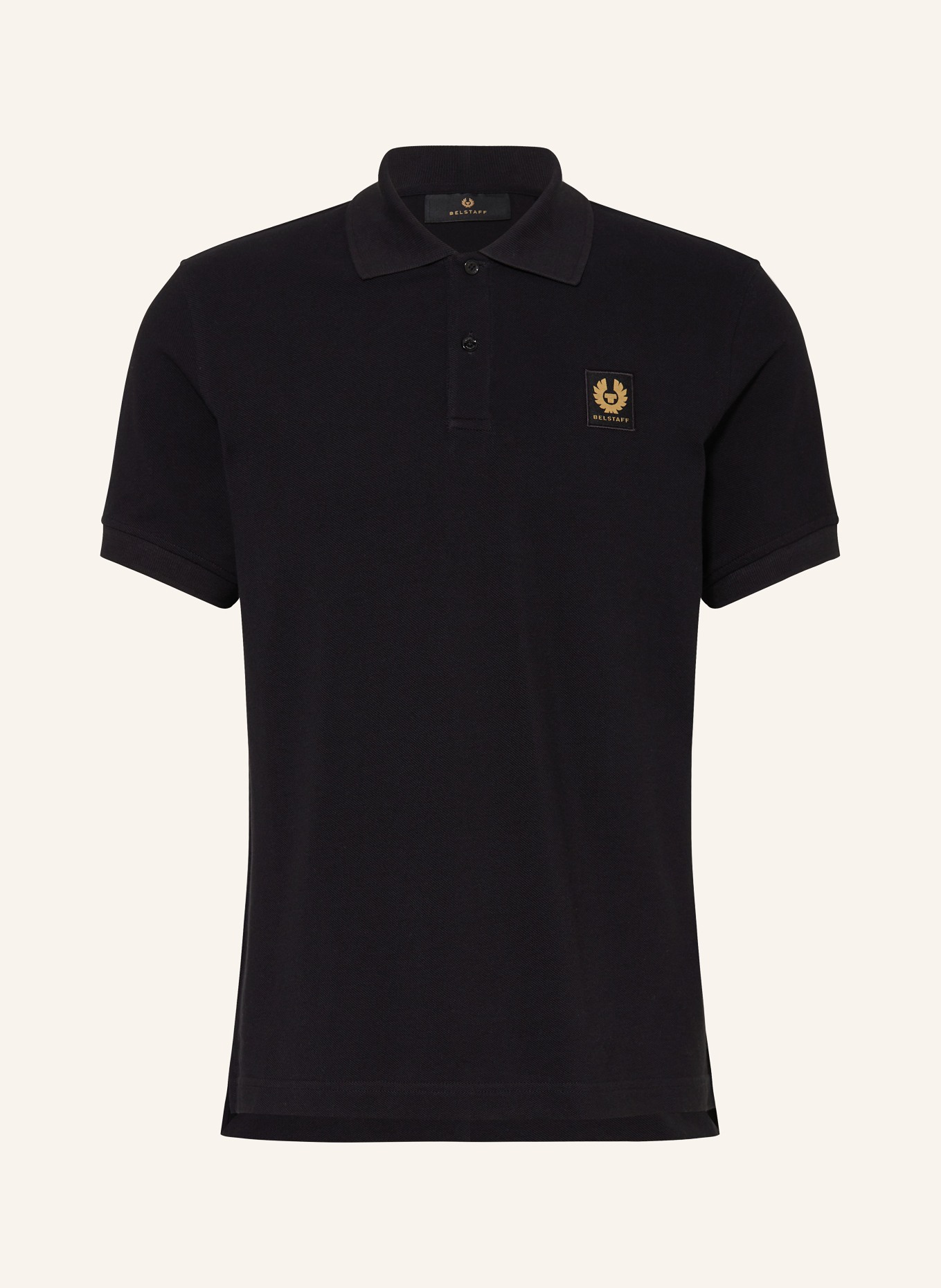 BELSTAFF Piqué polo shirt, Color: BLACK (Image 1)