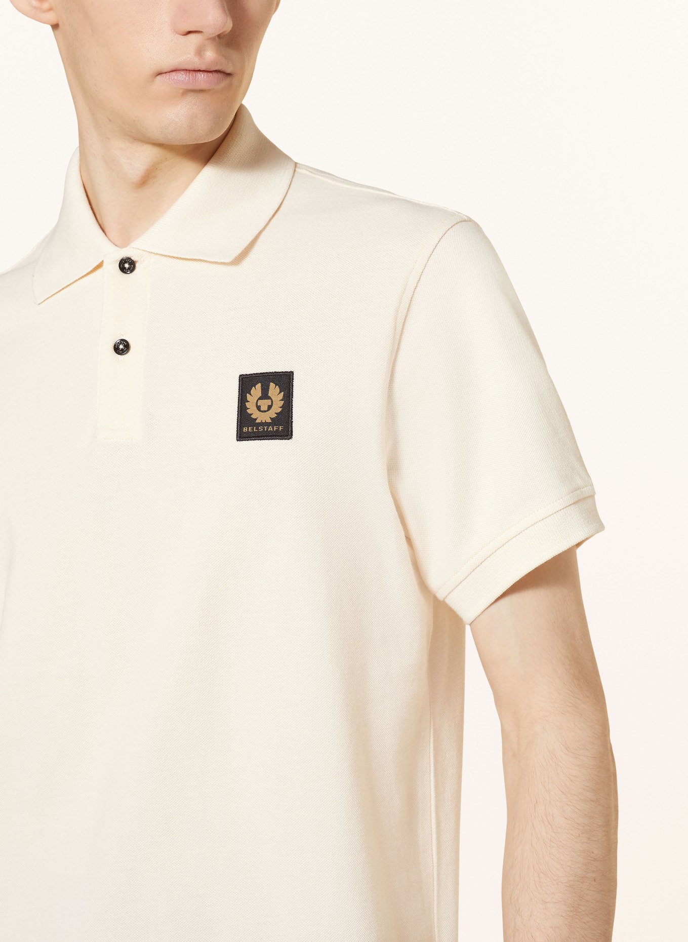 BELSTAFF Piqué-Poloshirt, Farbe: HELLGELB (Bild 4)