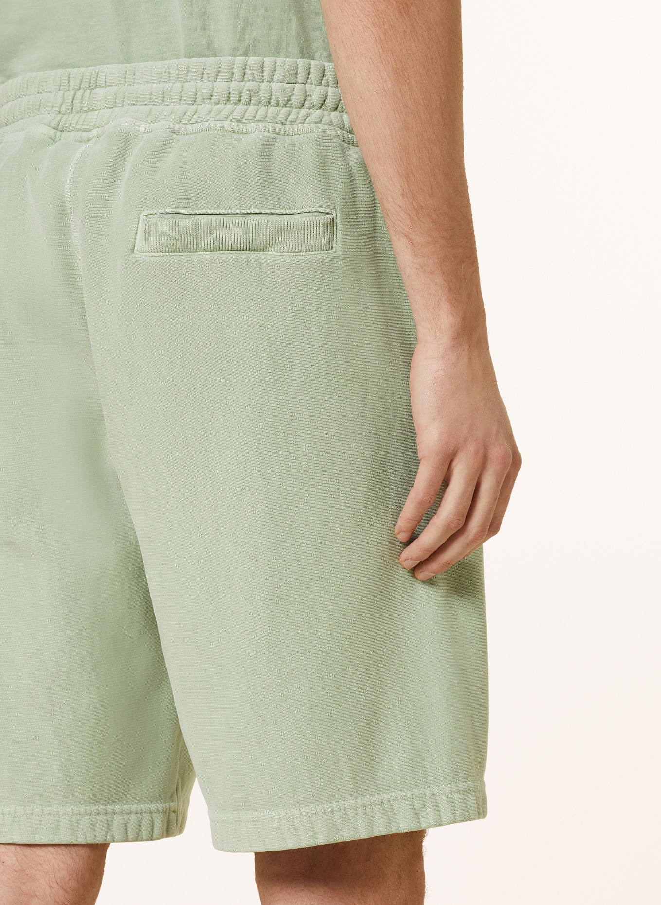 BELSTAFF Sweat shorts, Color: GREEN (Image 6)