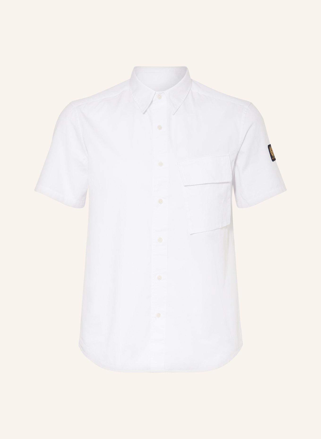 BELSTAFF Košile s krátkým rukávem Regular Fit, Barva: BÍLÁ (Obrázek 1)