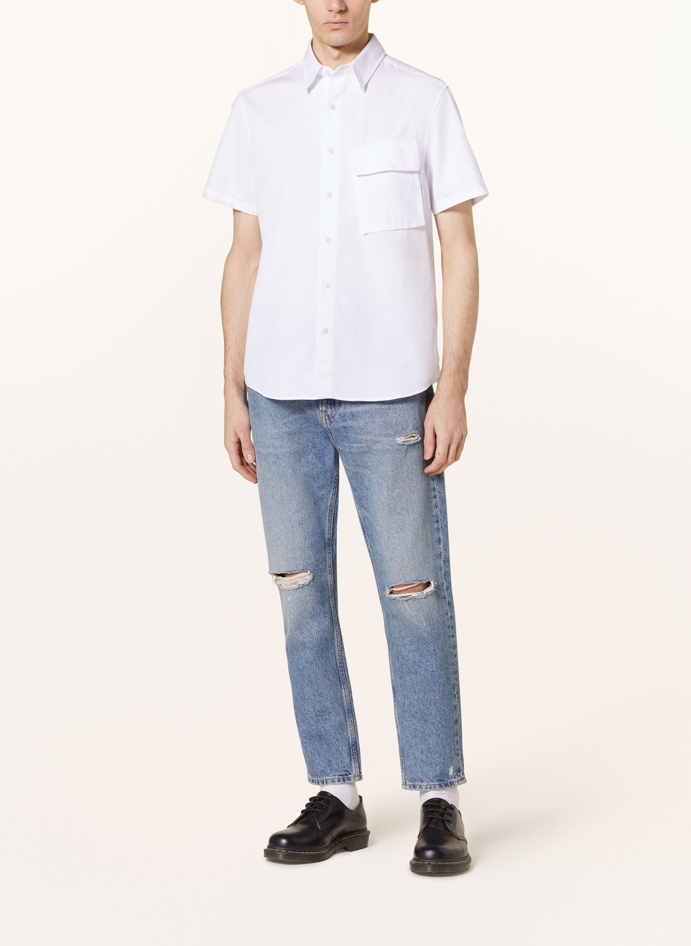 BELSTAFF Short sleeve shirt regular fit, Color: WHITE (Image 2)