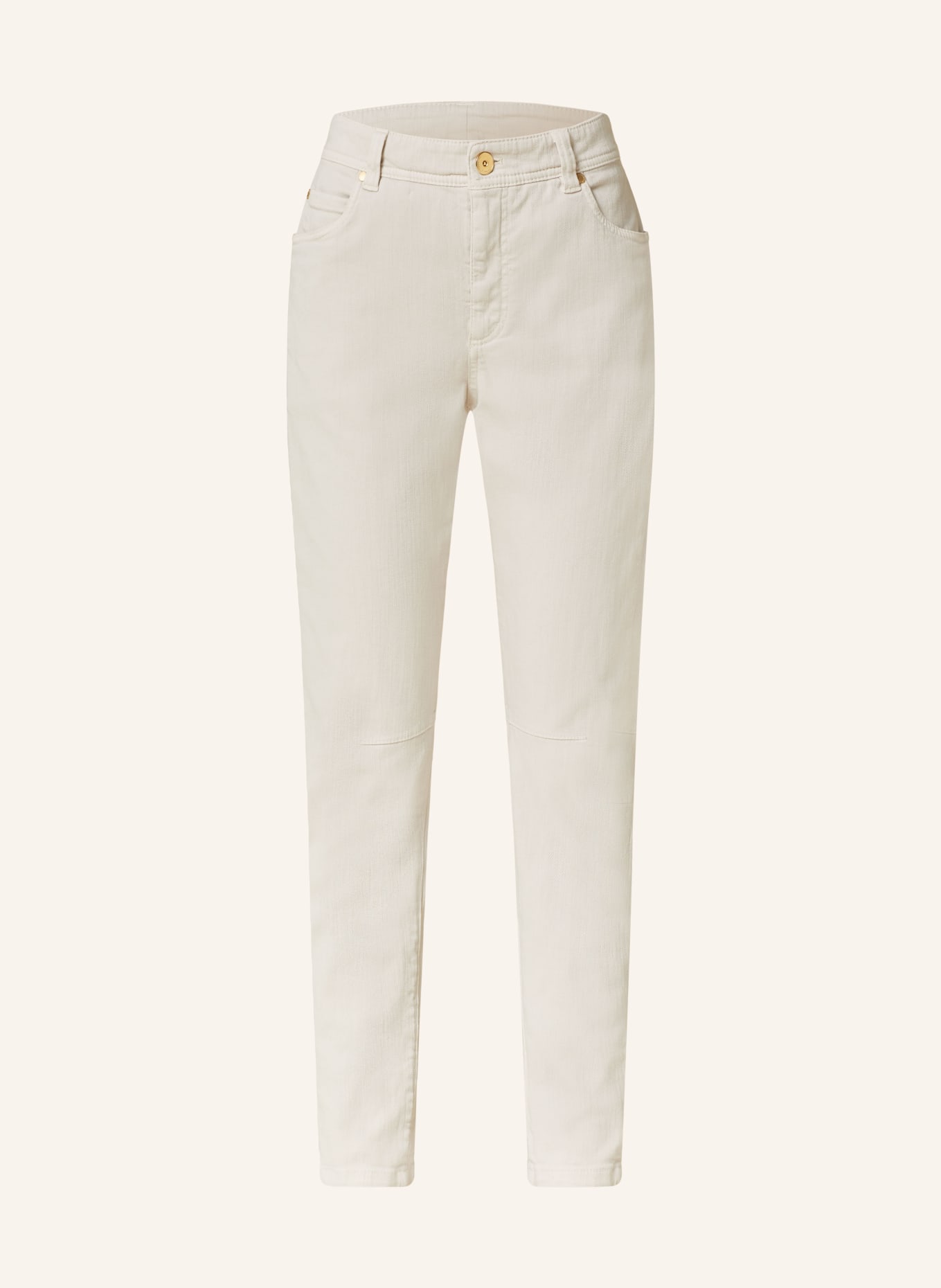 BRUNELLO CUCINELLI 7/8 jeans, Color: CREAM (Image 1)