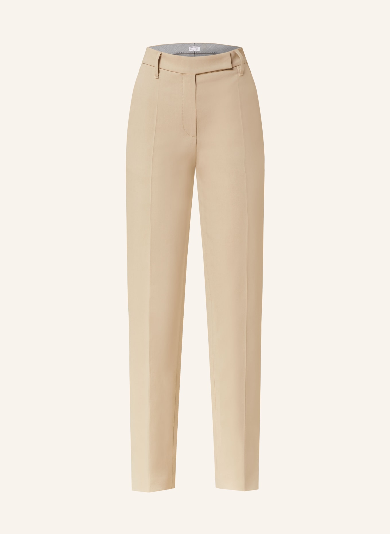 BRUNELLO CUCINELLI Wide leg trousers, Color: BEIGE (Image 1)