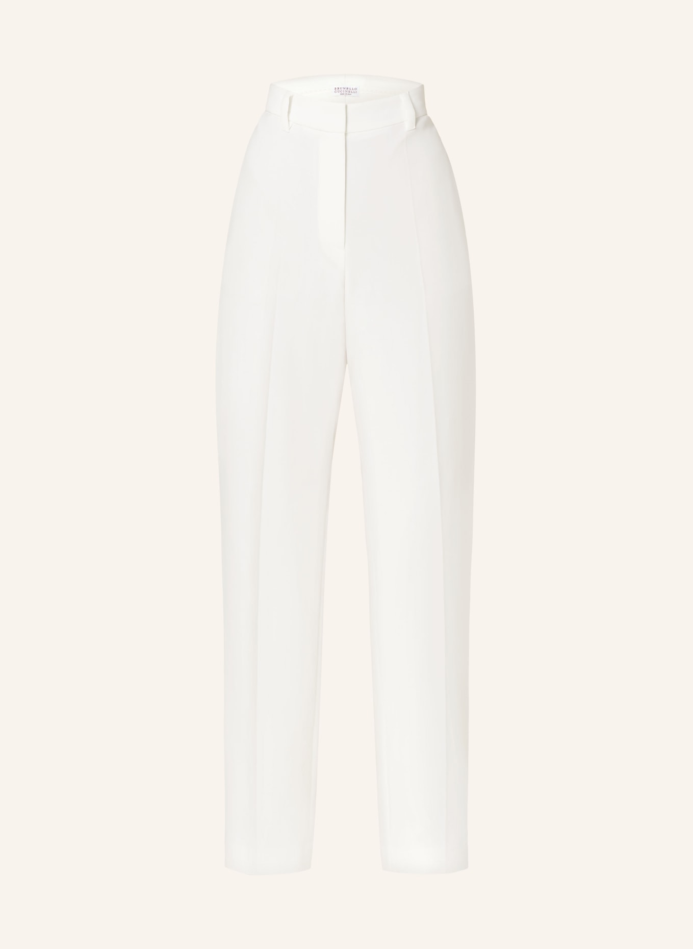 BRUNELLO CUCINELLI Wide leg trousers, Color: WHITE (Image 1)