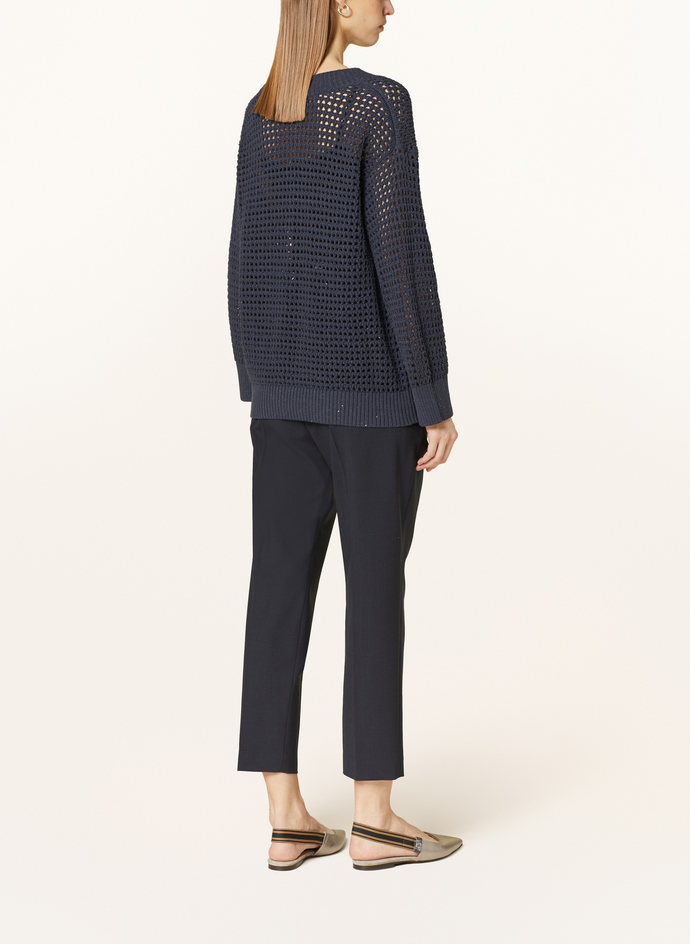 BRUNELLO CUCINELLI Sweater with sequins, Color: DARK GRAY (Image 3)