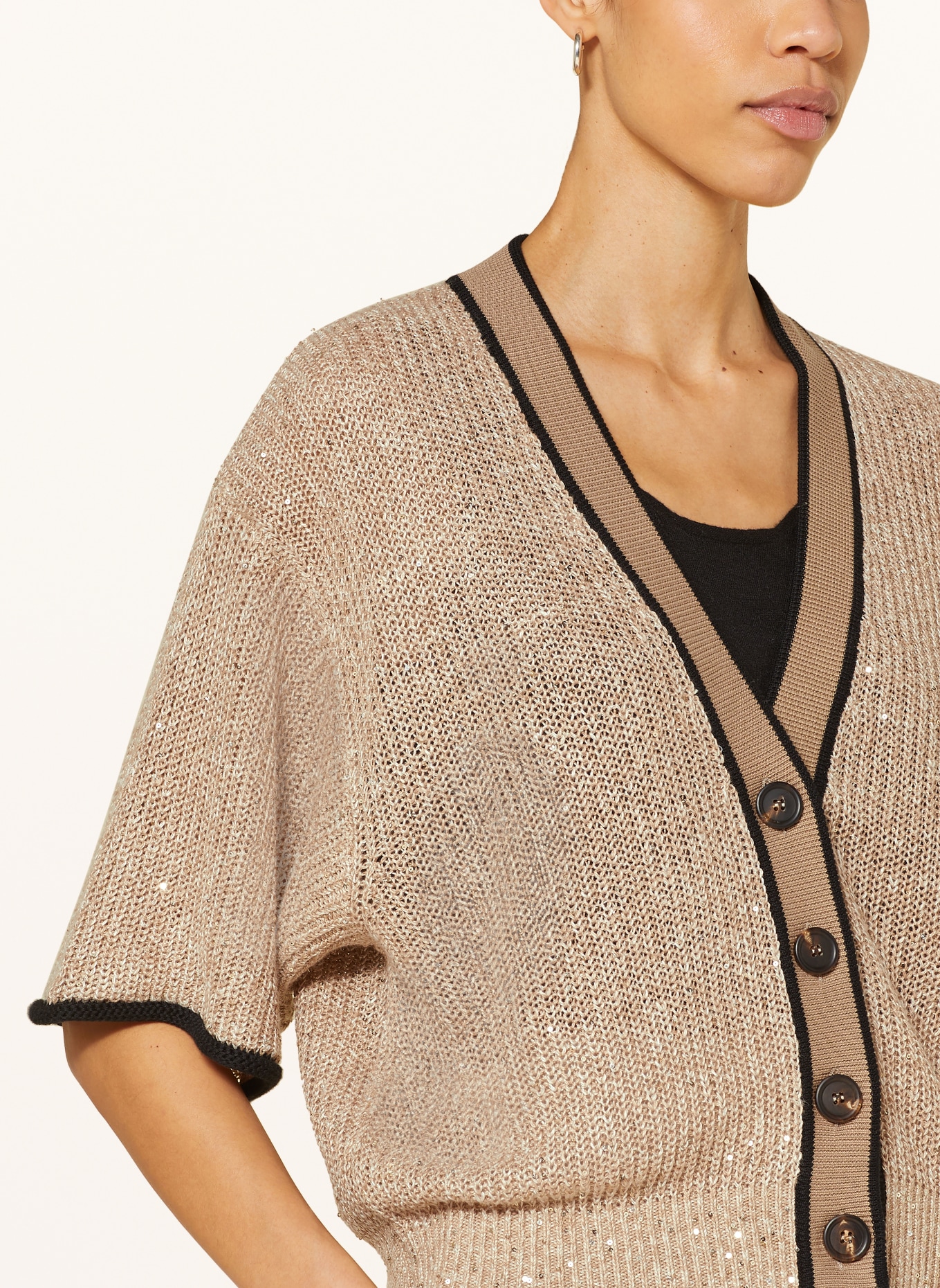 Strickjacke pailletten clearance