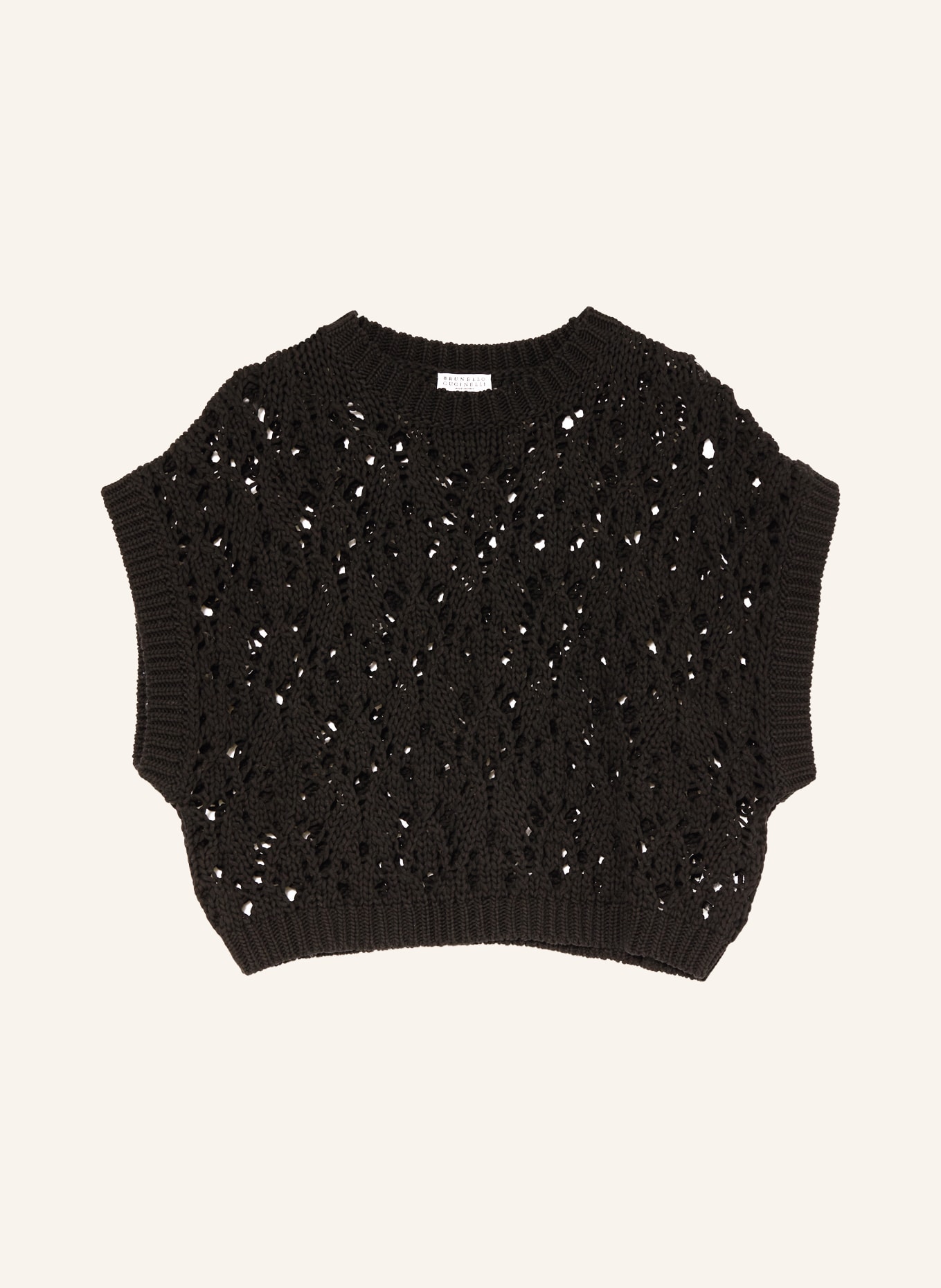 BRUNELLO CUCINELLI Sweater vest, Color: BLACK (Image 1)