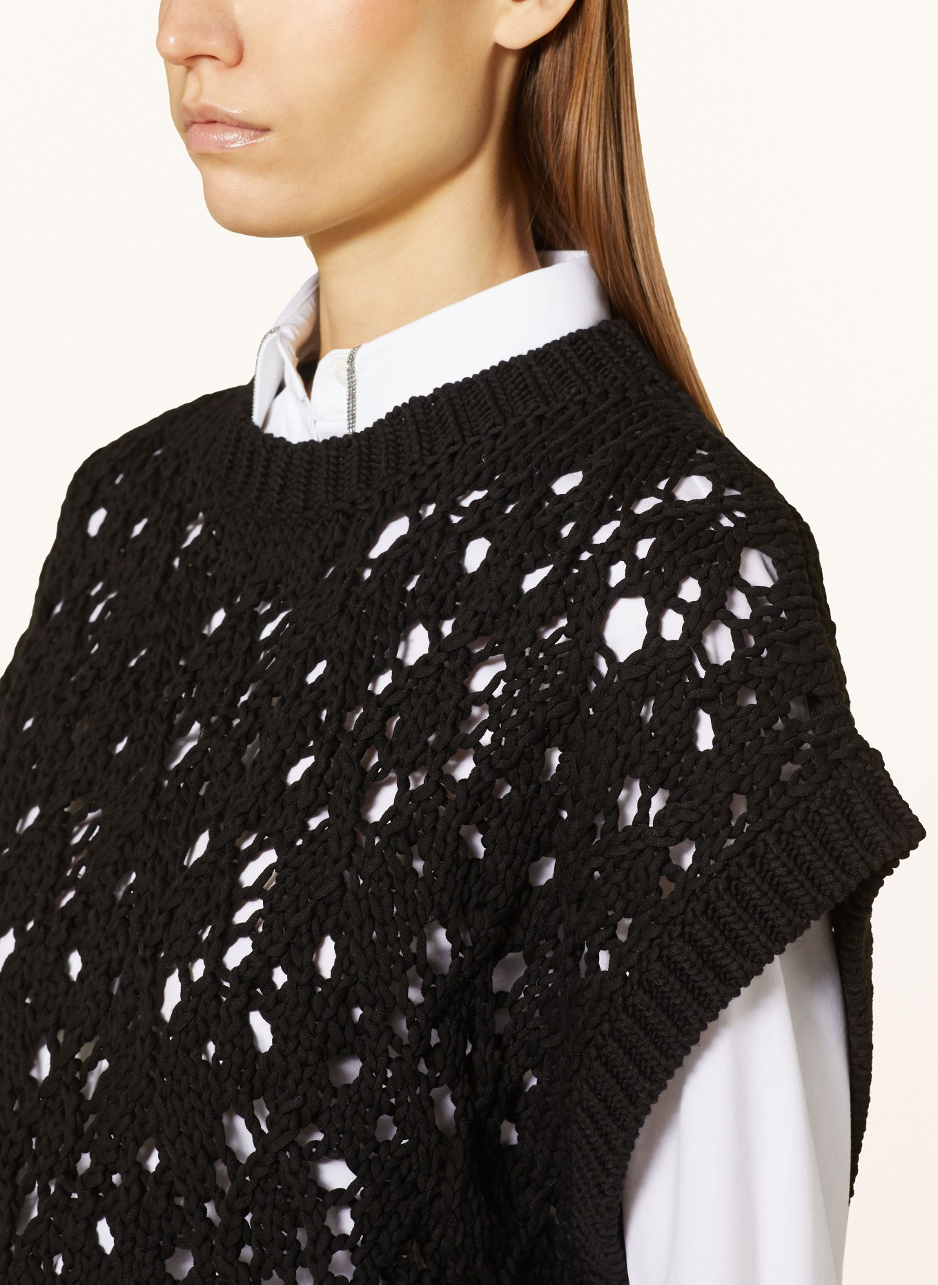 BRUNELLO CUCINELLI Sweater vest, Color: BLACK (Image 4)