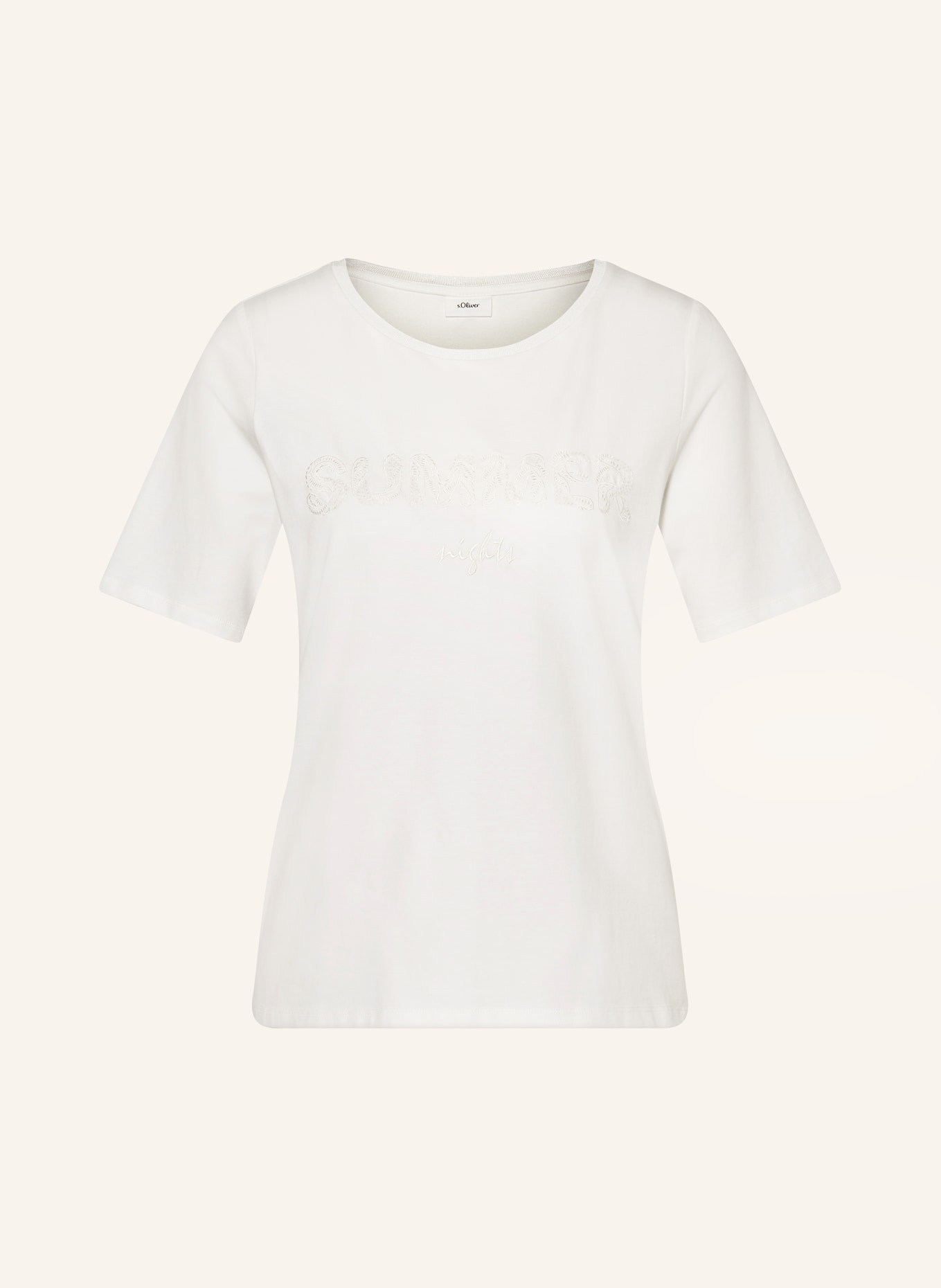 s.Oliver BLACK LABEL T-shirt, Color: WHITE (Image 1)