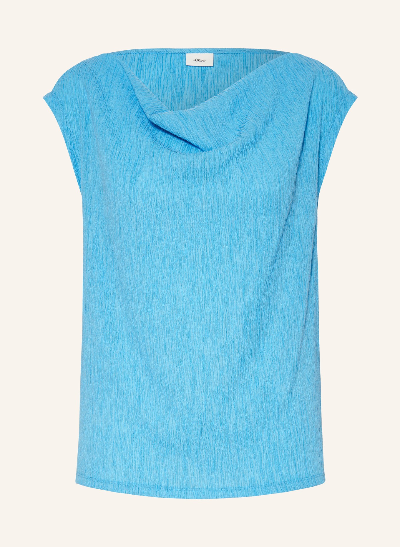 s.Oliver BLACK LABEL Shirt blouse, Color: BLUE (Image 1)