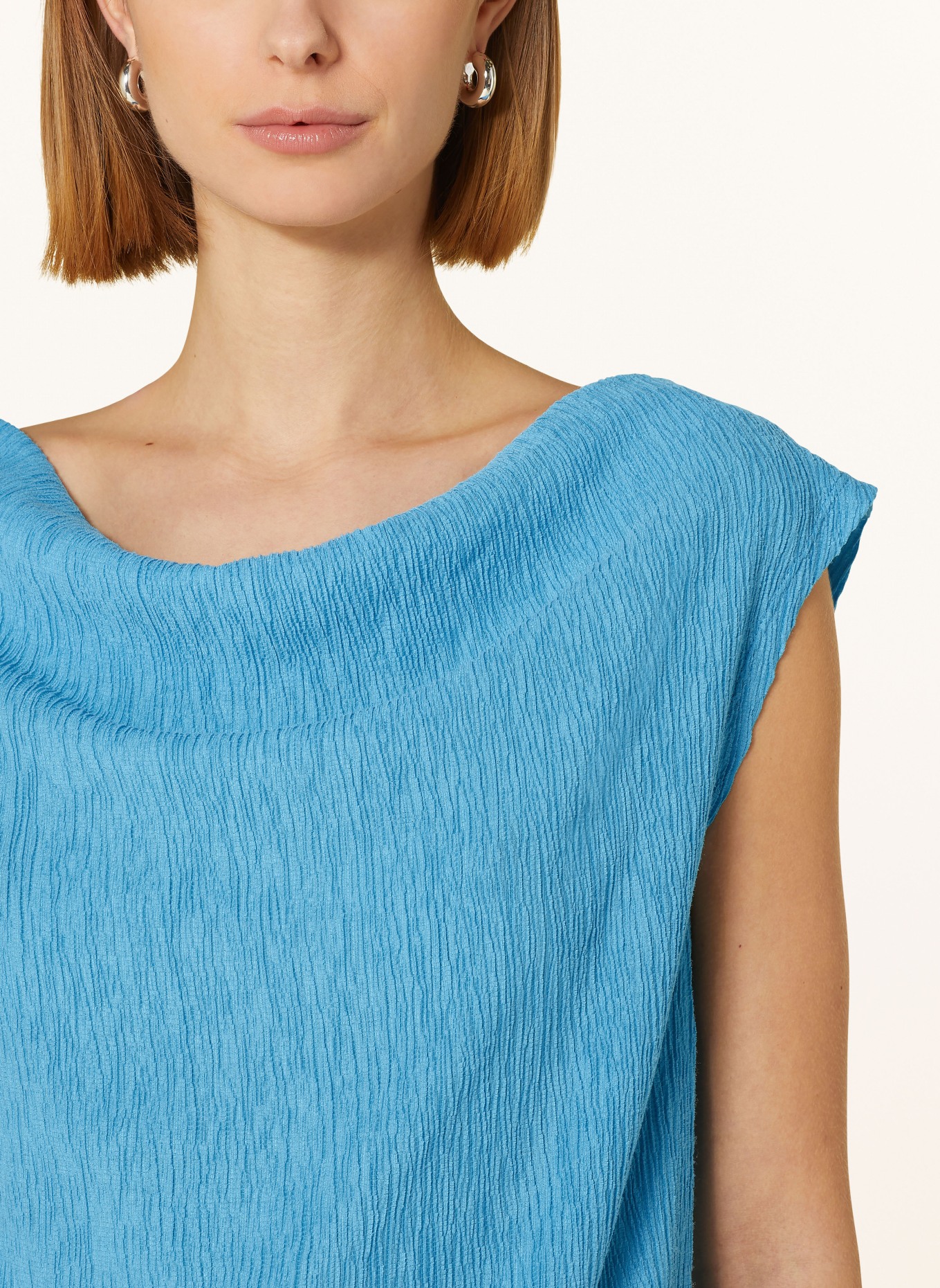 s.Oliver BLACK LABEL Shirt blouse, Color: BLUE (Image 4)