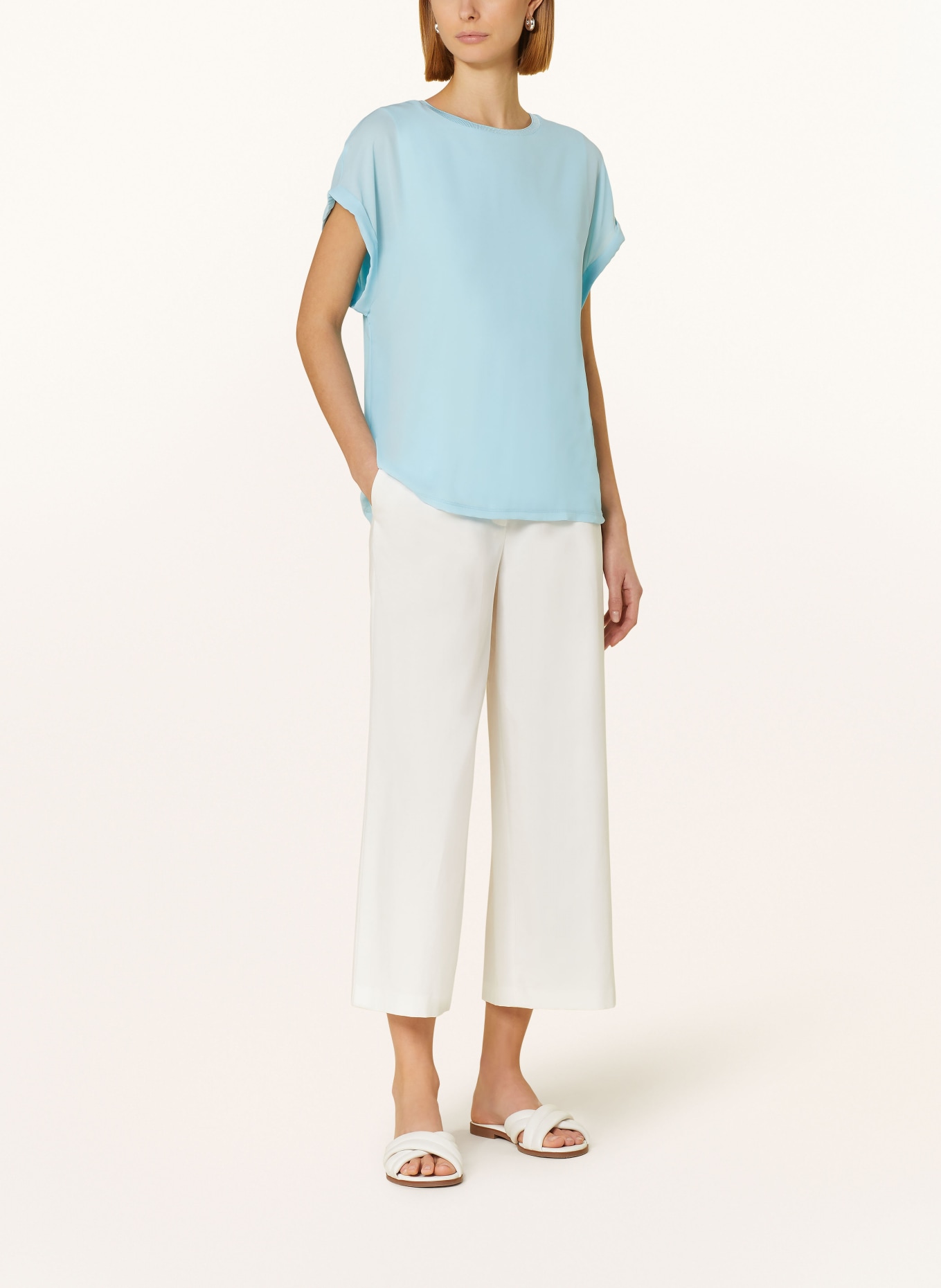 s.Oliver BLACK LABEL Shirt blouse, Color: TURQUOISE (Image 2)