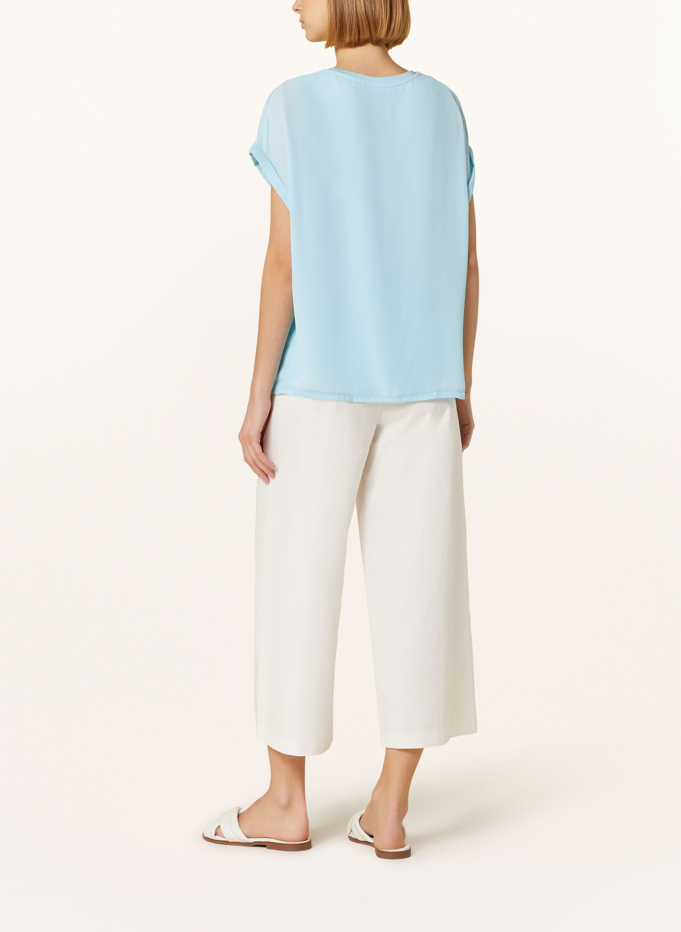 s.Oliver BLACK LABEL Shirt blouse, Color: TURQUOISE (Image 3)