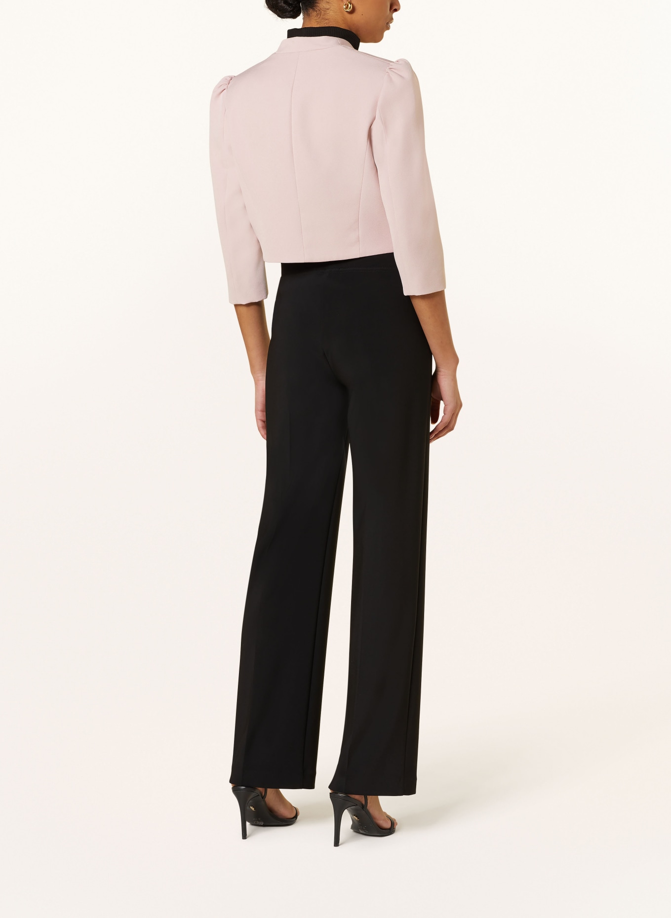 Phase Eight Cropped blazer LEANNA with 3/4 sleeves, Color: ROSE (Image 3)