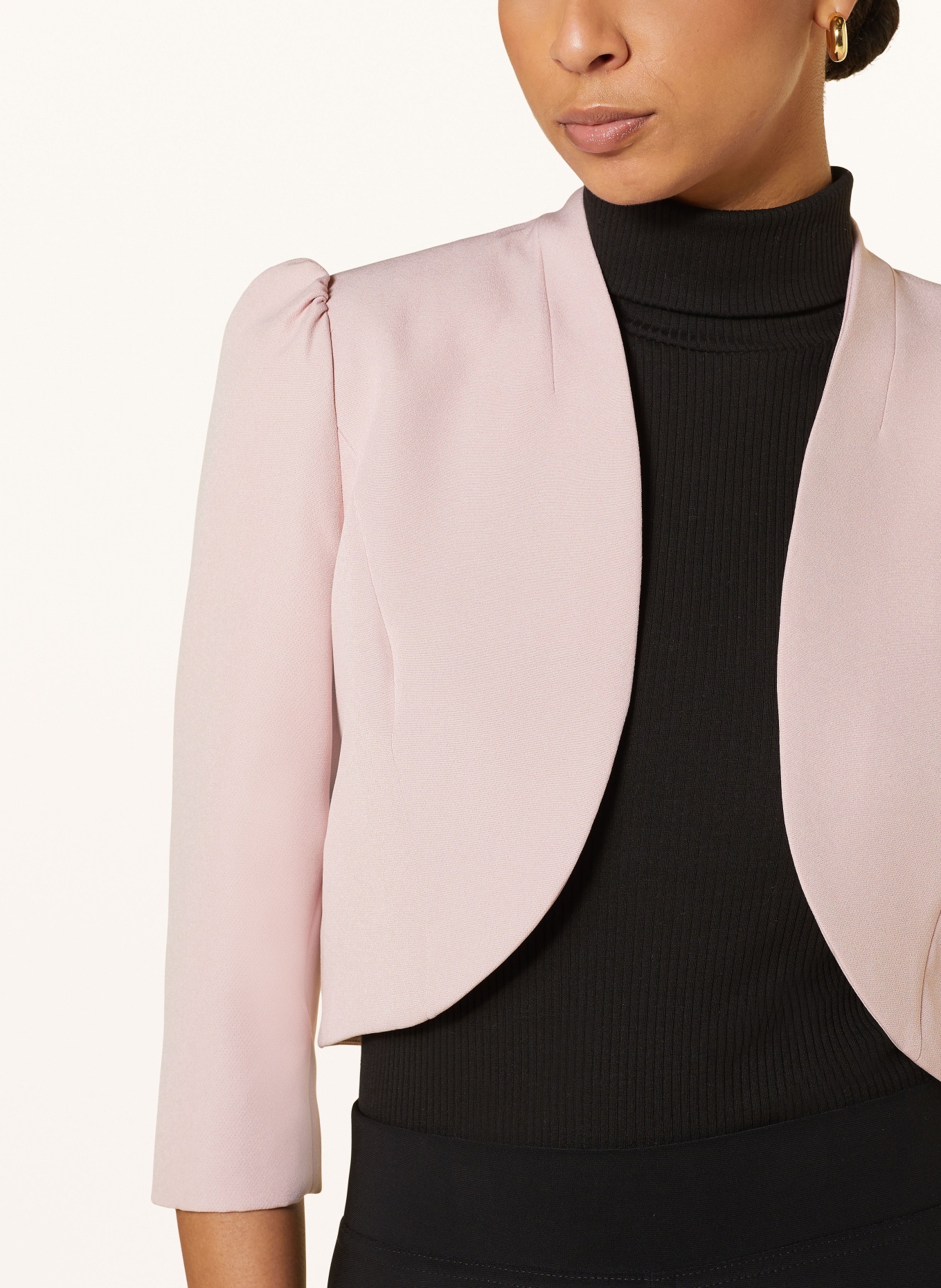Phase Eight Cropped blazer LEANNA with 3/4 sleeves, Color: ROSE (Image 4)