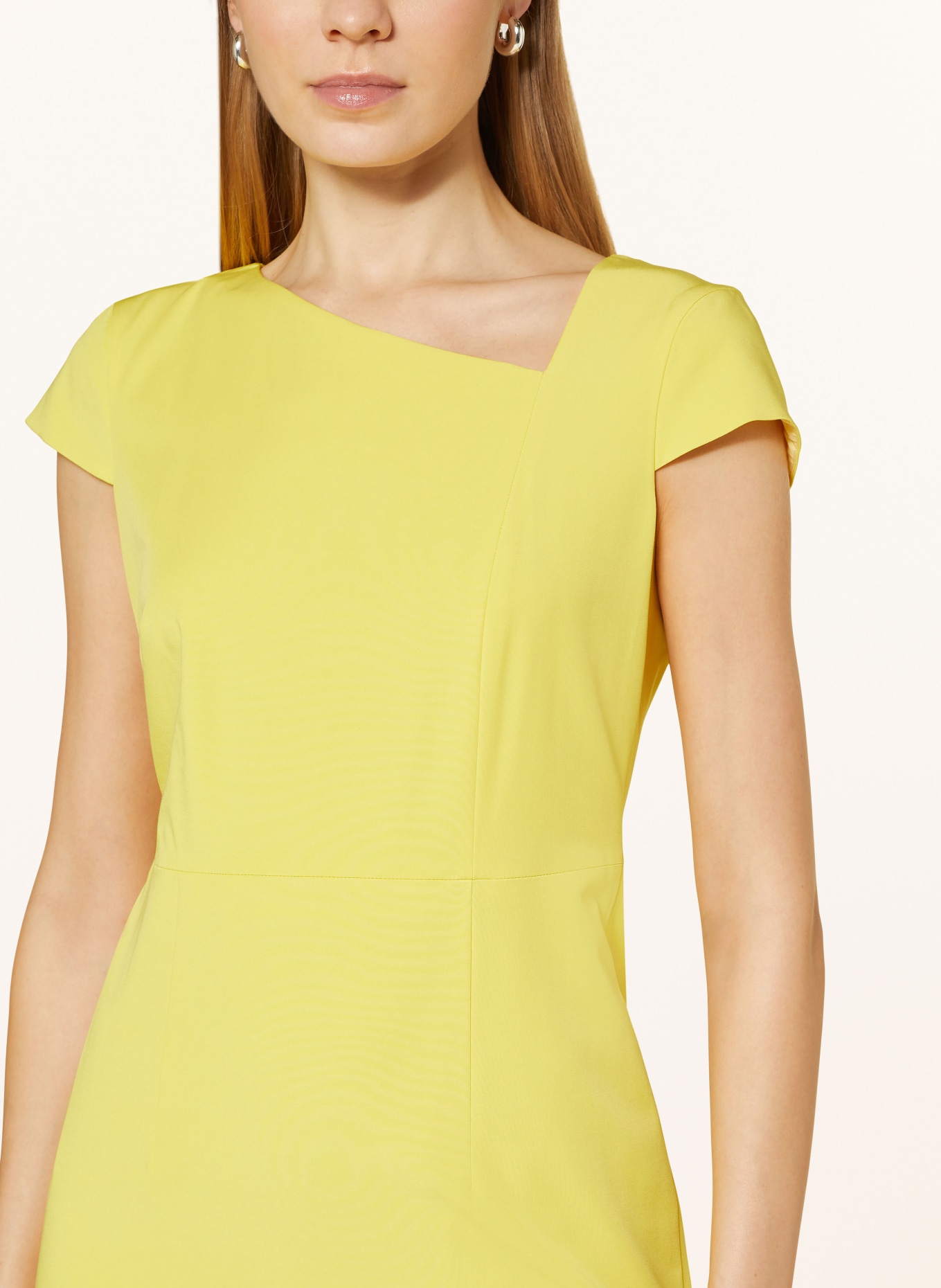 comma Sheath dress, Color: YELLOW (Image 4)