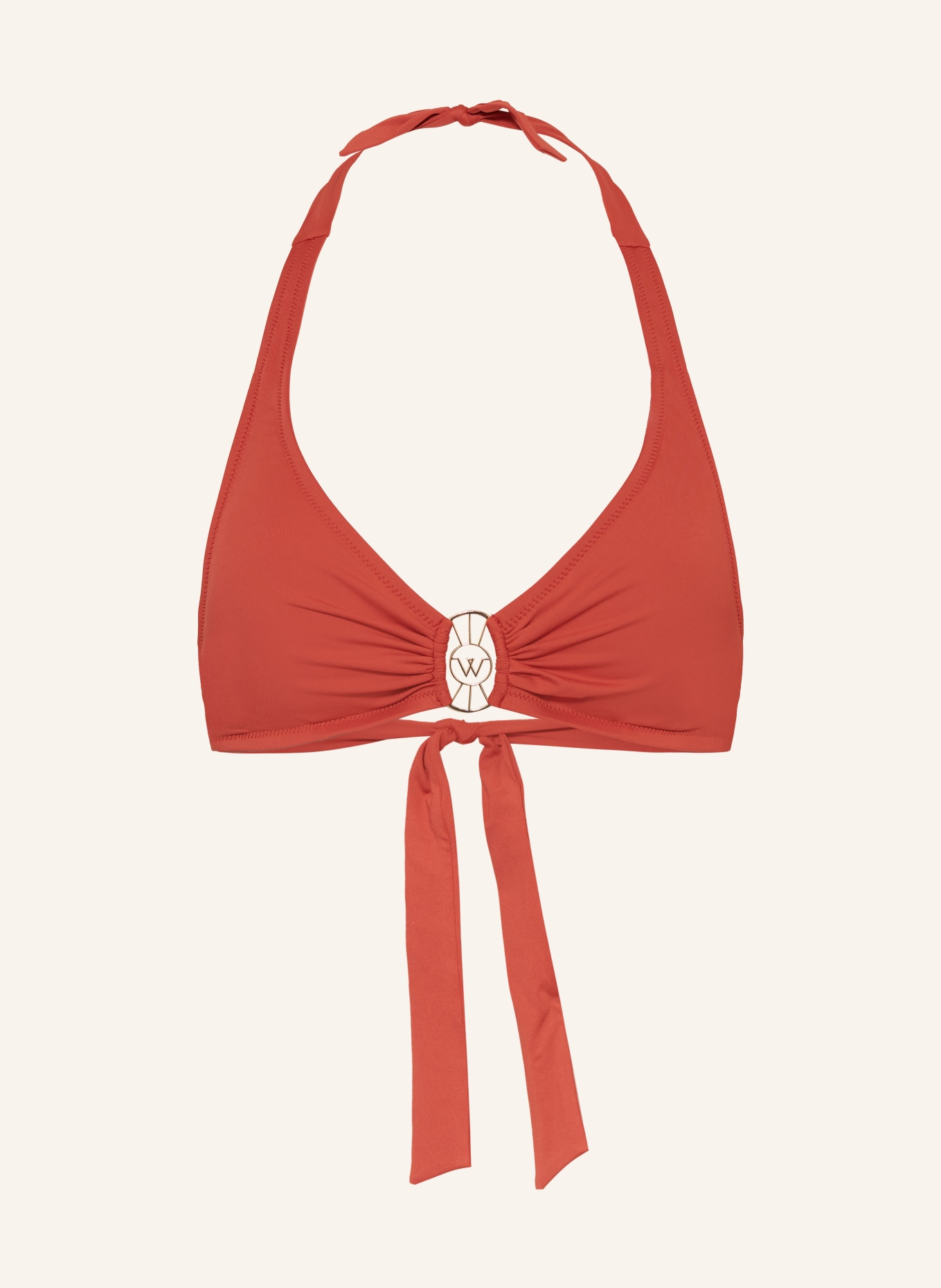 watercult Neckholder-Bikini-Top THE ESSENTIALS, Farbe: DUNKELORANGE (Bild 1)