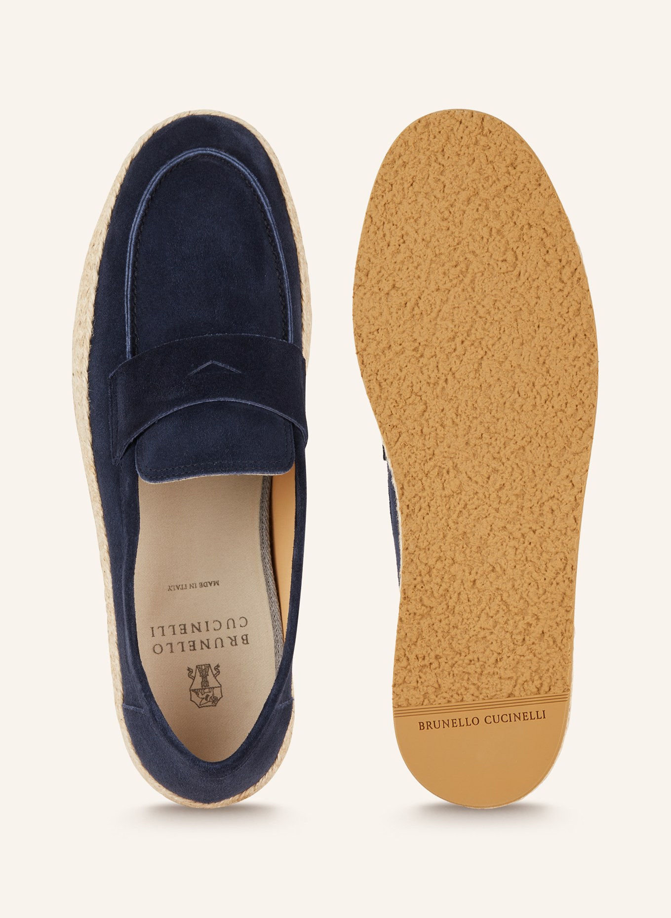 BRUNELLO CUCINELLI Penny loafers, Color: DARK BLUE (Image 5)