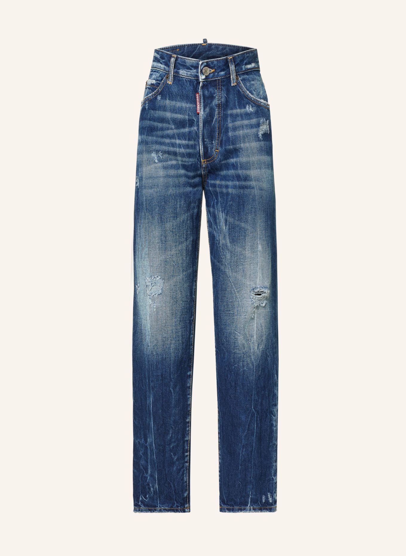 DSQUARED2 7/8 jeans BOSTON, Color: 470 NAVY BLUE (Image 1)