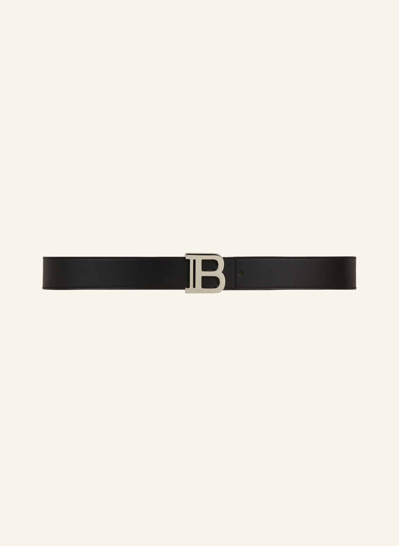 BALMAIN Reversible leather belt, Color: KHAKI/ BLACK (Image 3)