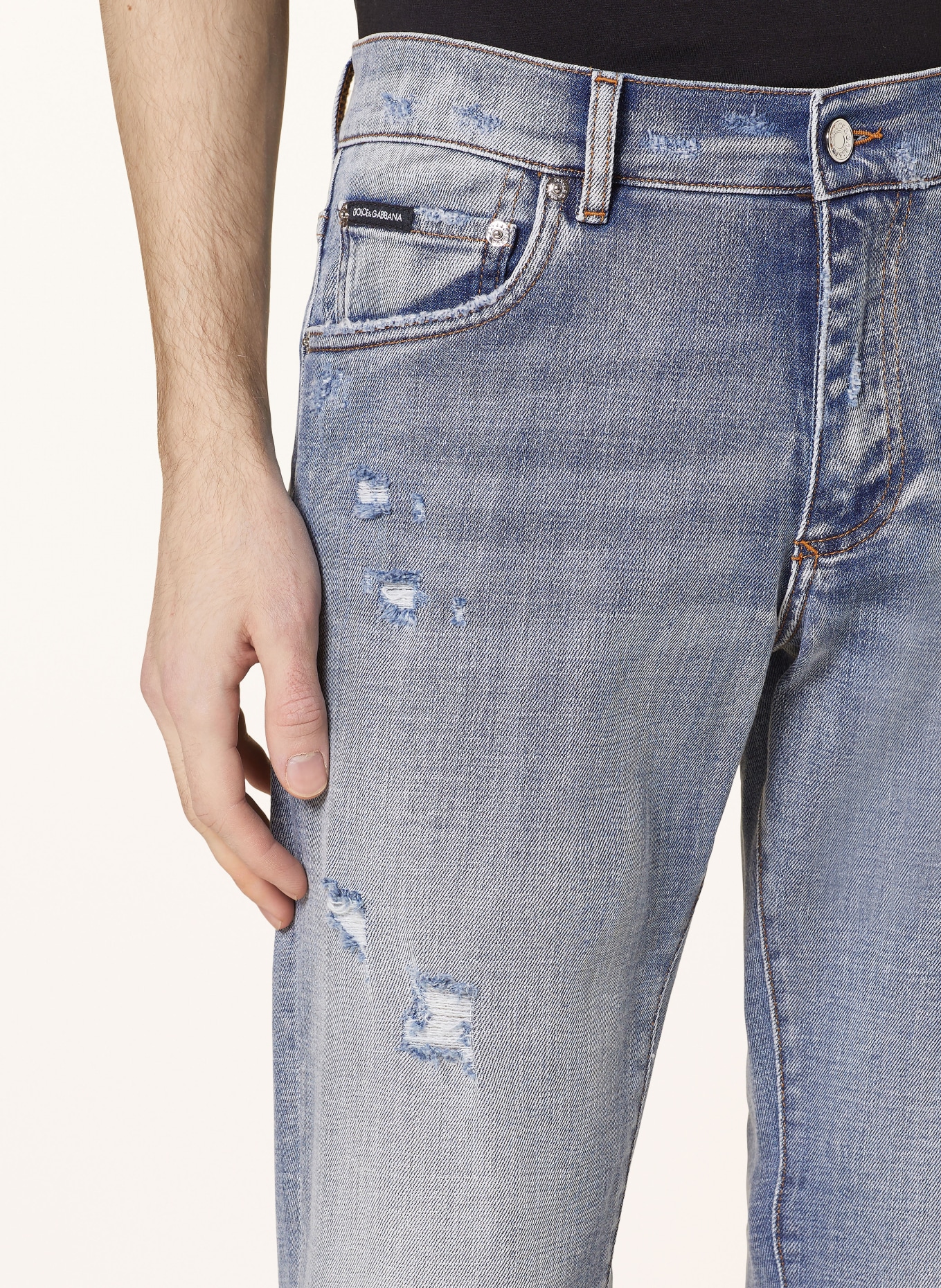 DOLCE & GABBANA Jeans slim fit, Color: S9001 VARIANTE ABBINATA (Image 5)