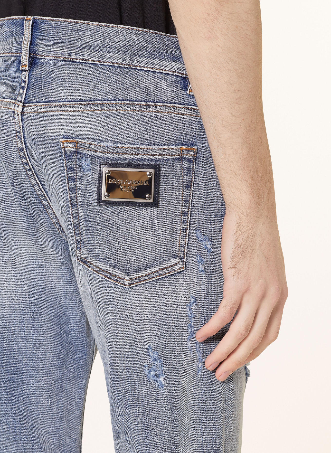DOLCE & GABBANA Jeans slim fit, Color: S9001 VARIANTE ABBINATA (Image 6)
