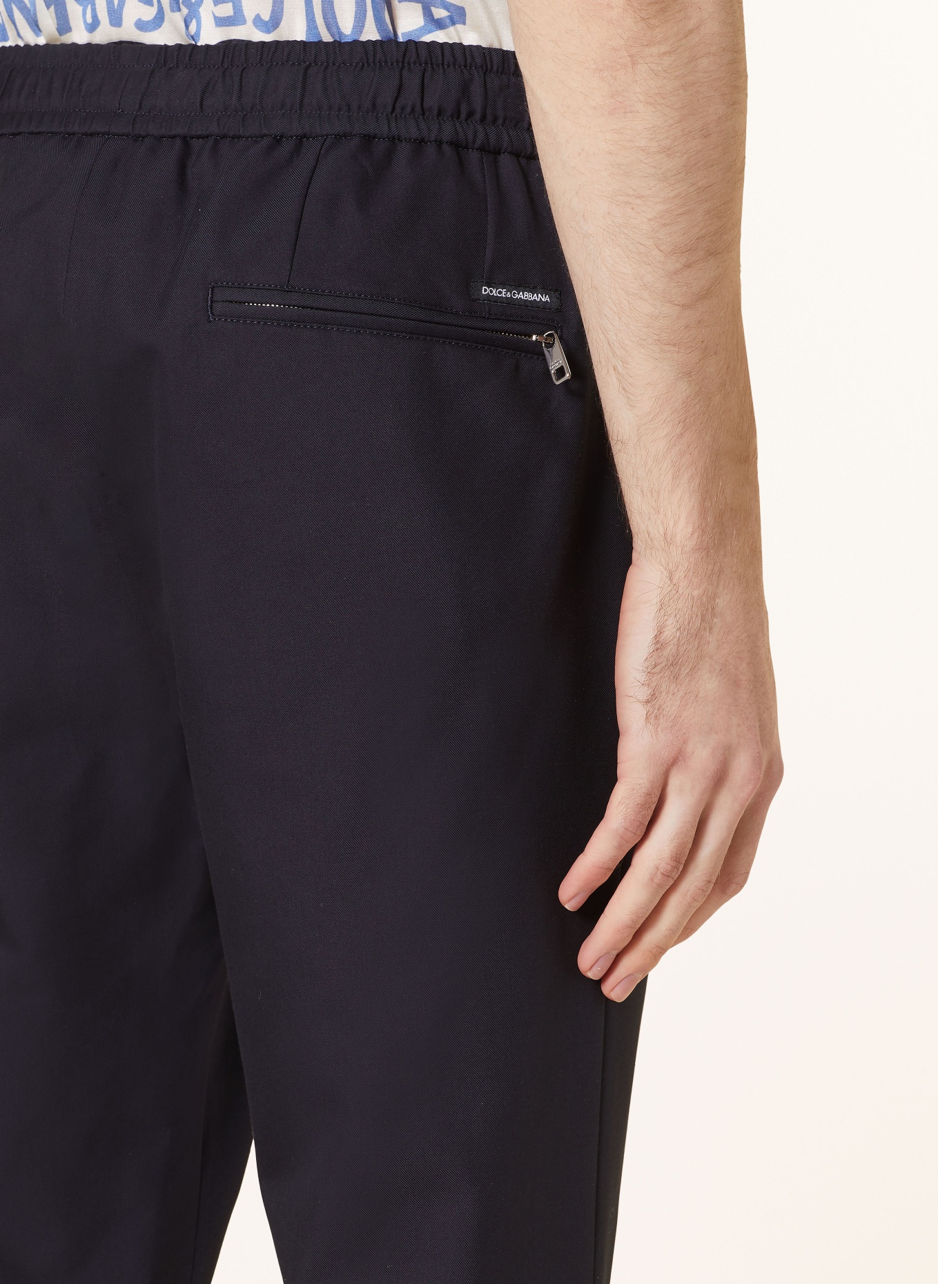 DOLCE & GABBANA Pants in jogger style, Color: DARK BLUE (Image 6)