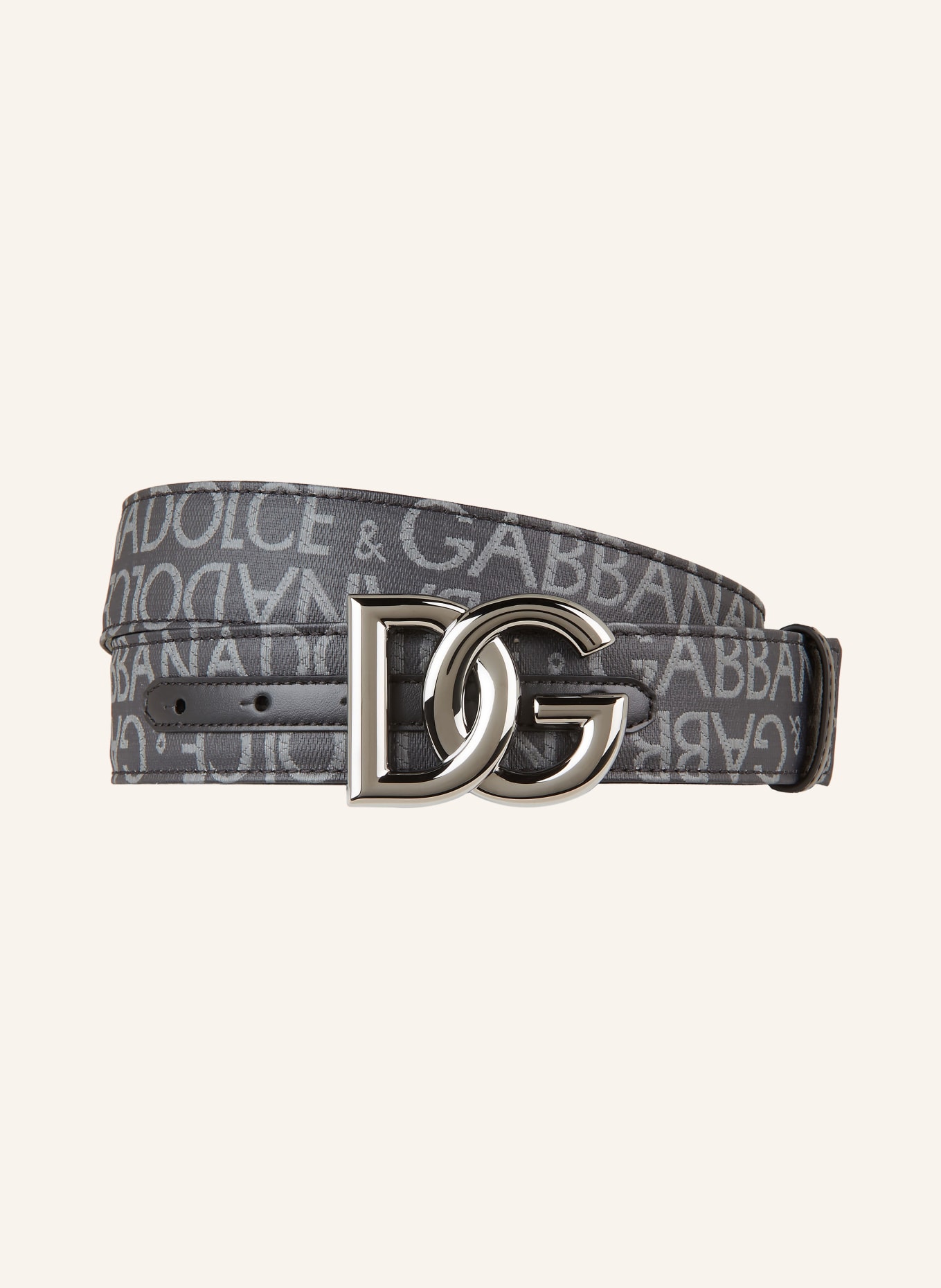 DOLCE & GABBANA Belt, Color: BLACK/ GRAY (Image 1)