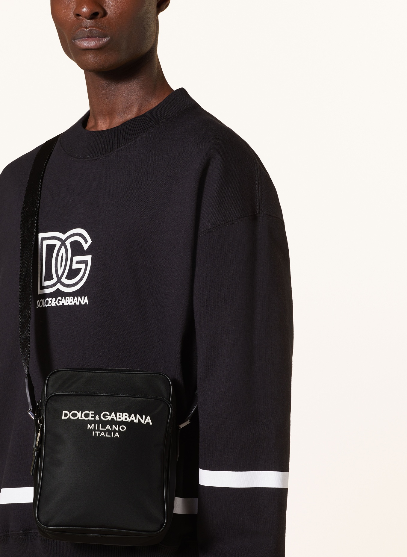 DOLCE & GABBANA Crossbody bag, Color: BLACK/ WHITE (Image 4)