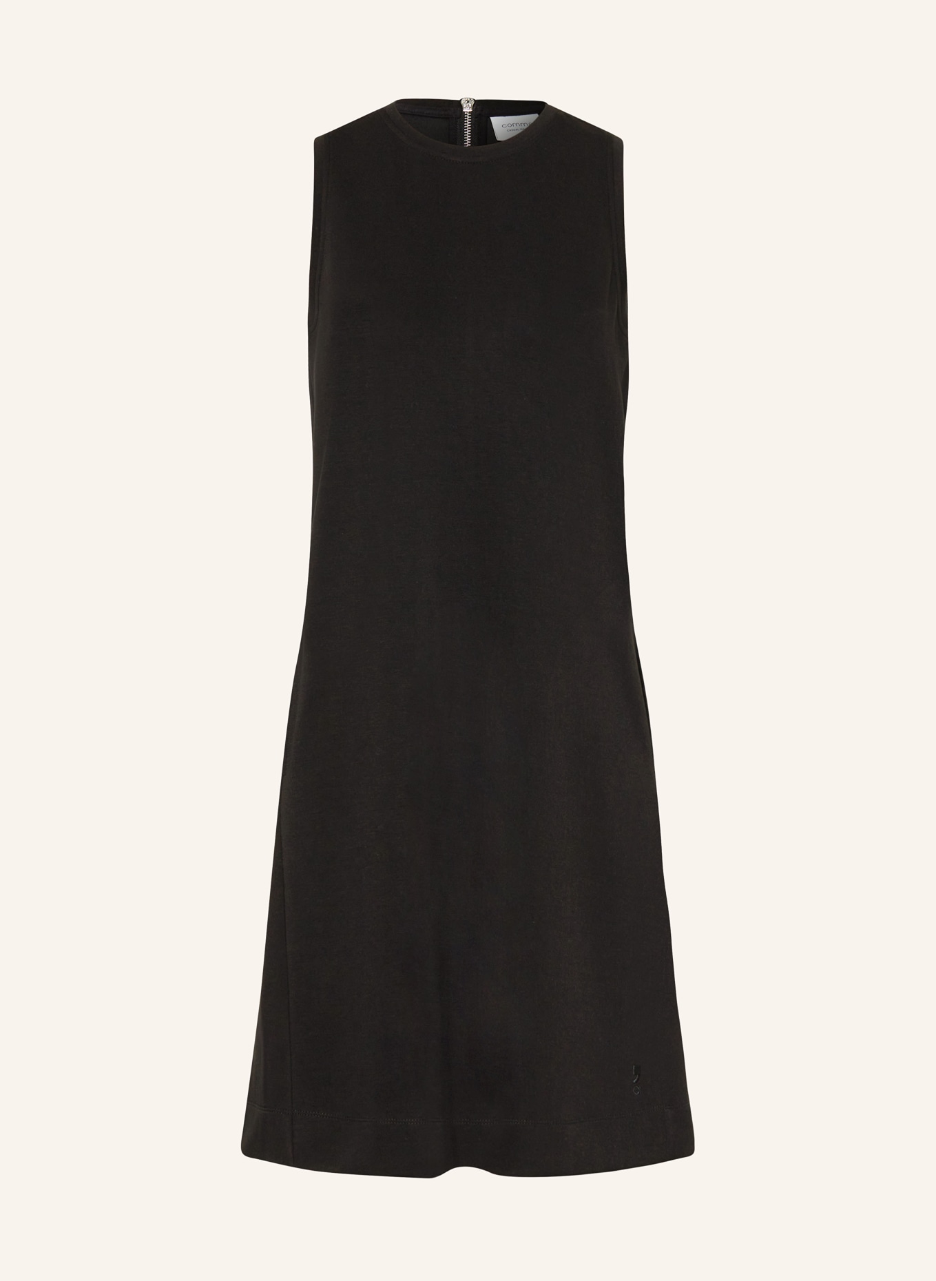 comma casual identity Jersey dress, Color: BLACK (Image 1)
