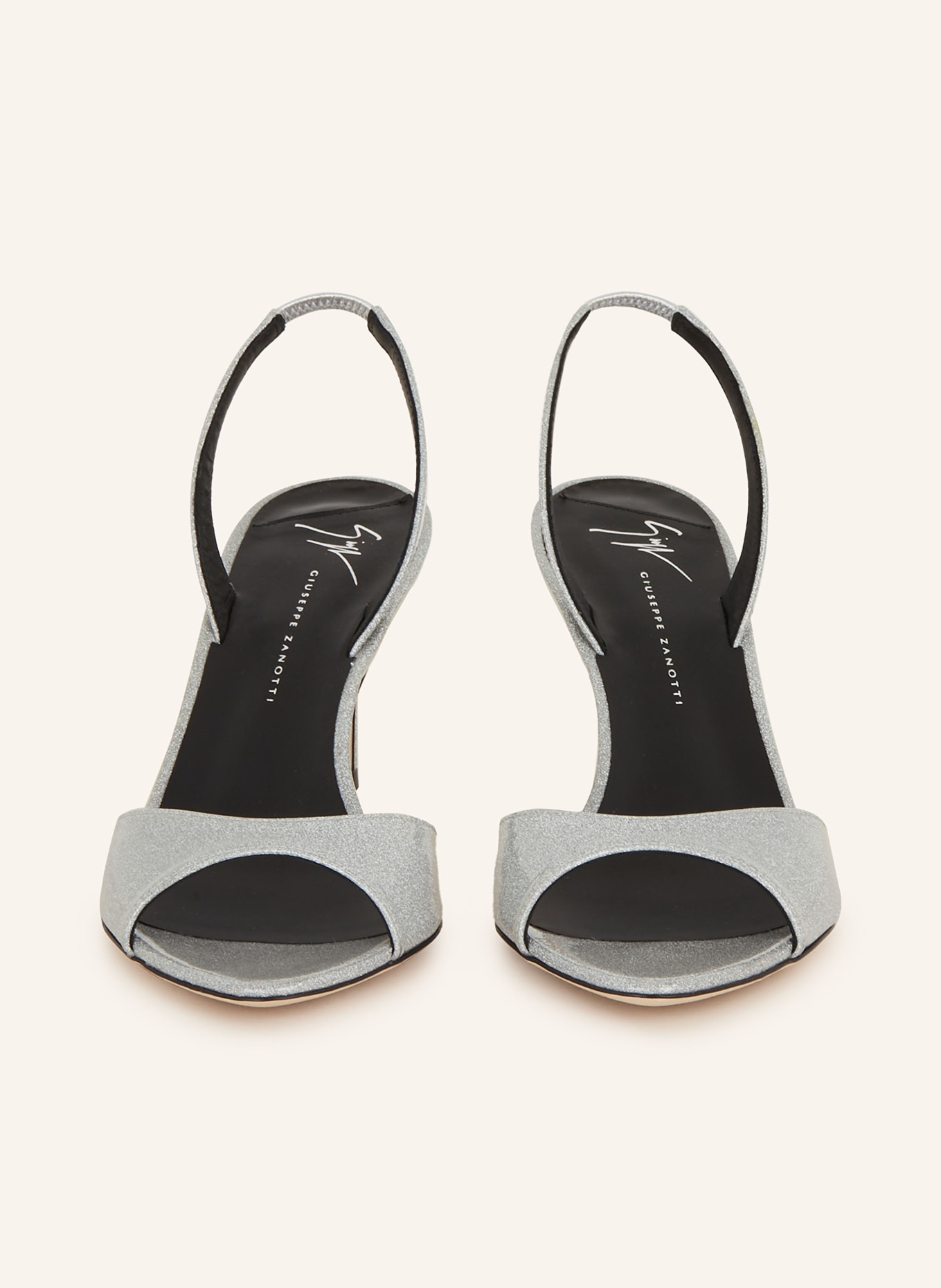 GIUSEPPE ZANOTTI DESIGN Sandals CLANDESTINO in silver
