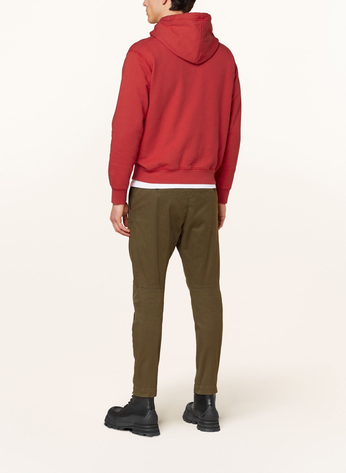 DSQUARED2 Hoodie, Color: RED (Image 3)