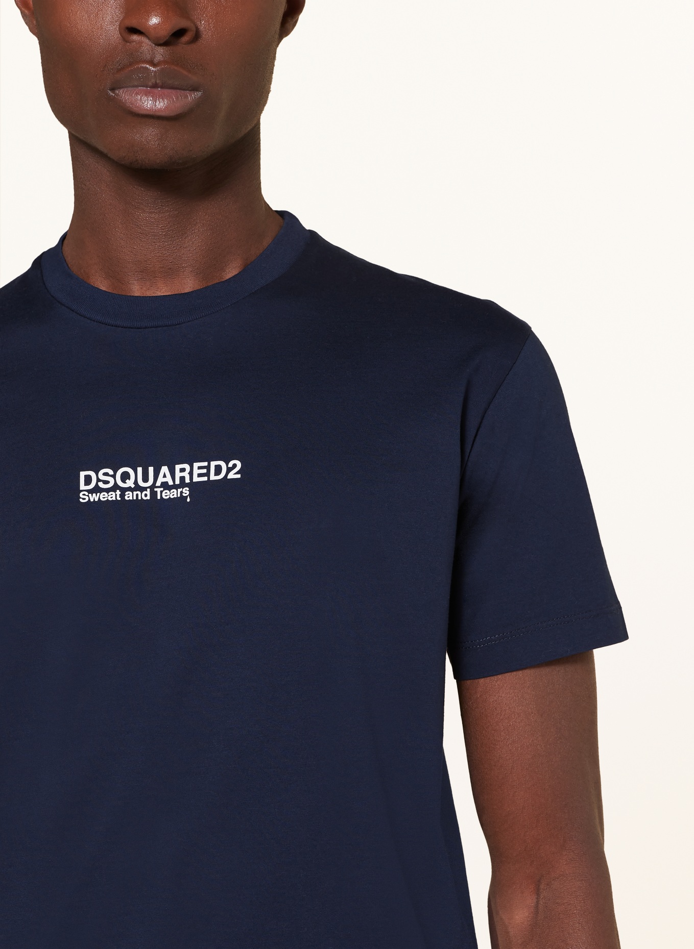 DSQUARED2 T-Shirt SWEAT AND TEARS, Farbe: DUNKELBLAU (Bild 4)