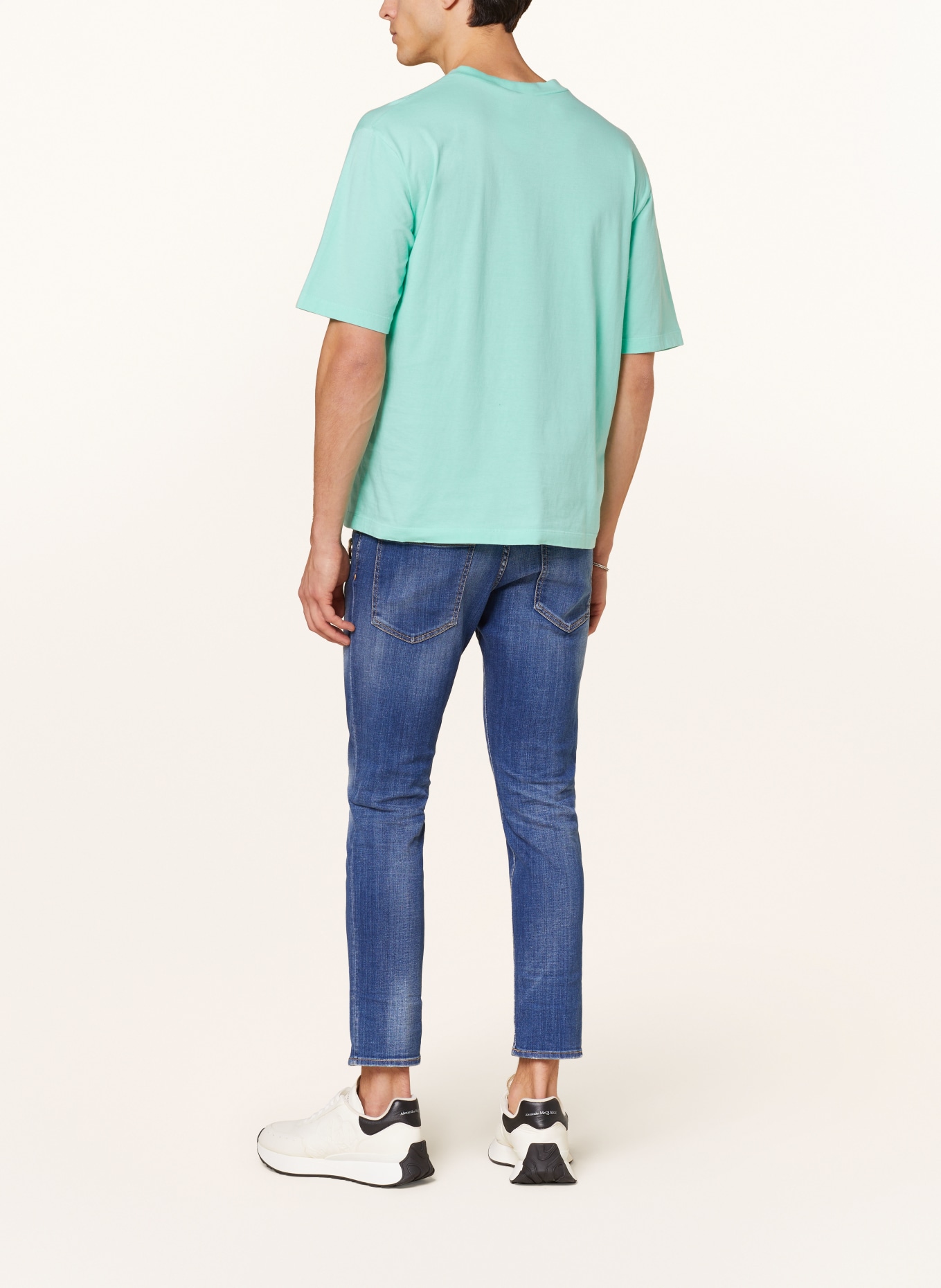 DSQUARED2 T-shirt, Color: TURQUOISE/ PINK (Image 3)