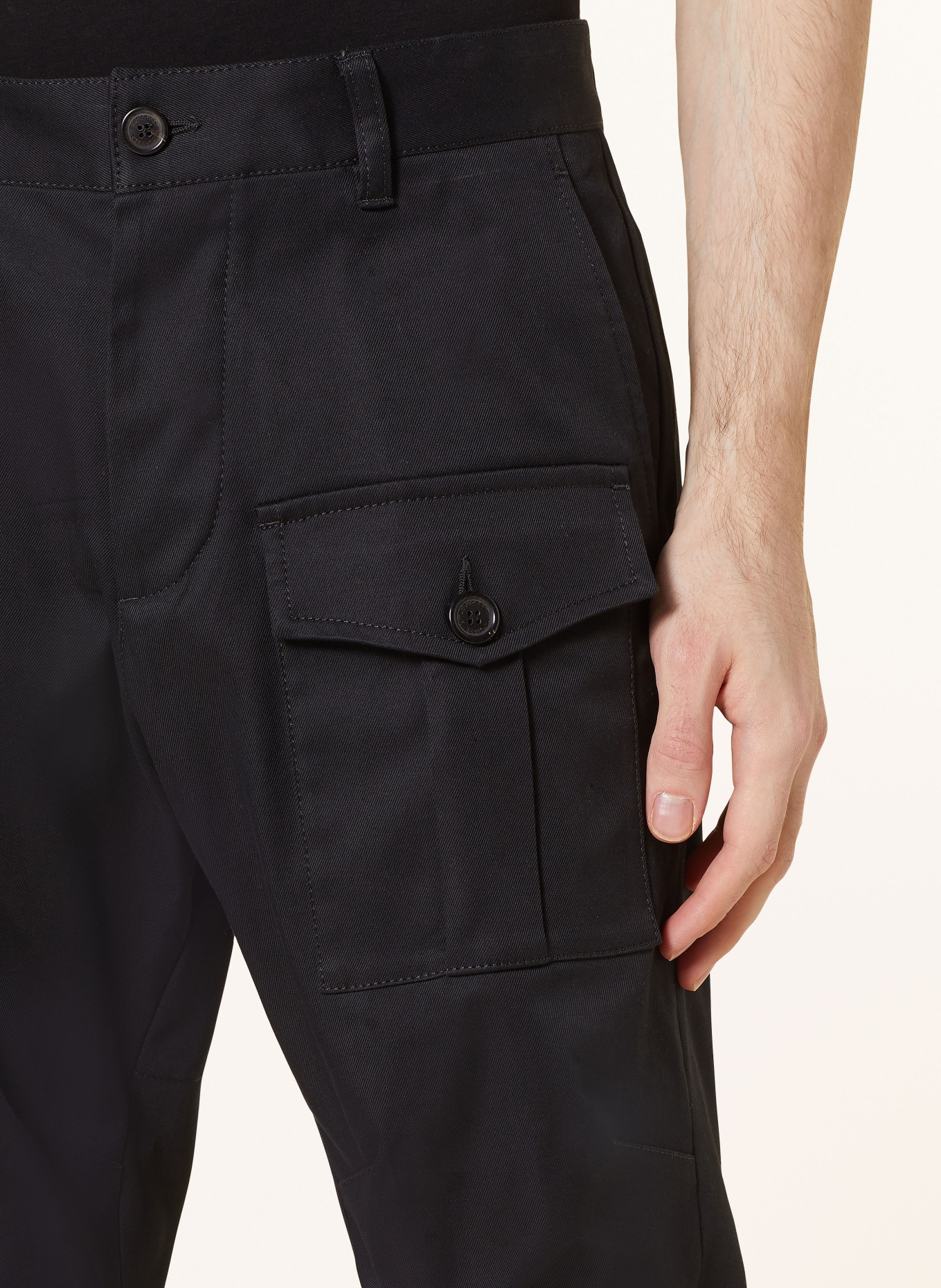 DSQUARED2 Cargo pants Sexy cargo fit, Color: BLACK (Image 5)