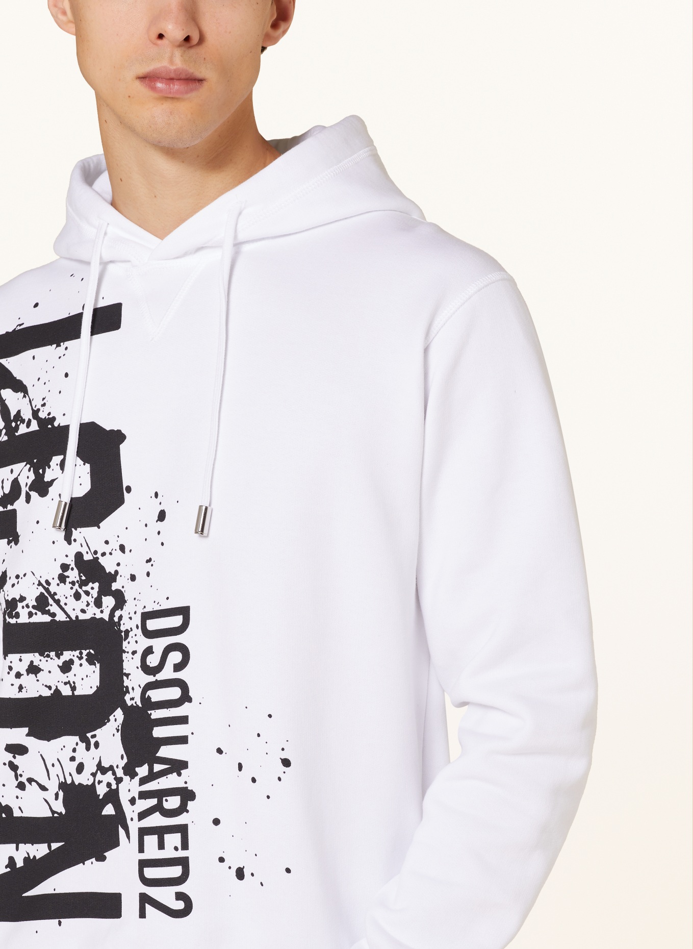 DSQUARED2 Hoodie ICON, Farbe: WEISS (Bild 5)