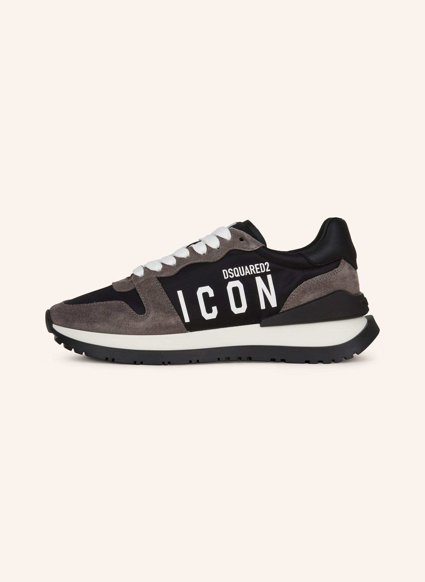 DSQUARED2 Sneaker ICON RUNNER, Farbe: SCHWARZ/ DUNKELGRAU (Bild 4)
