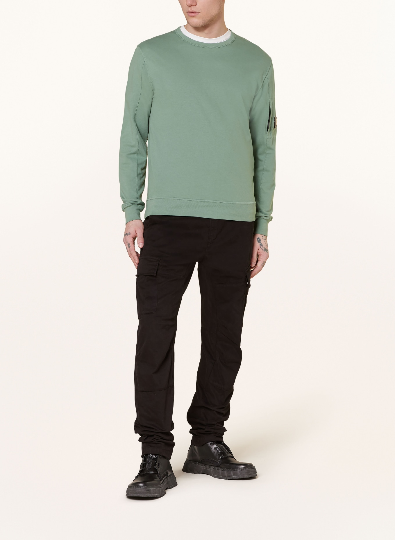 C.P. COMPANY Sweatshirt, Color: LIGHT GREEN (Image 2)